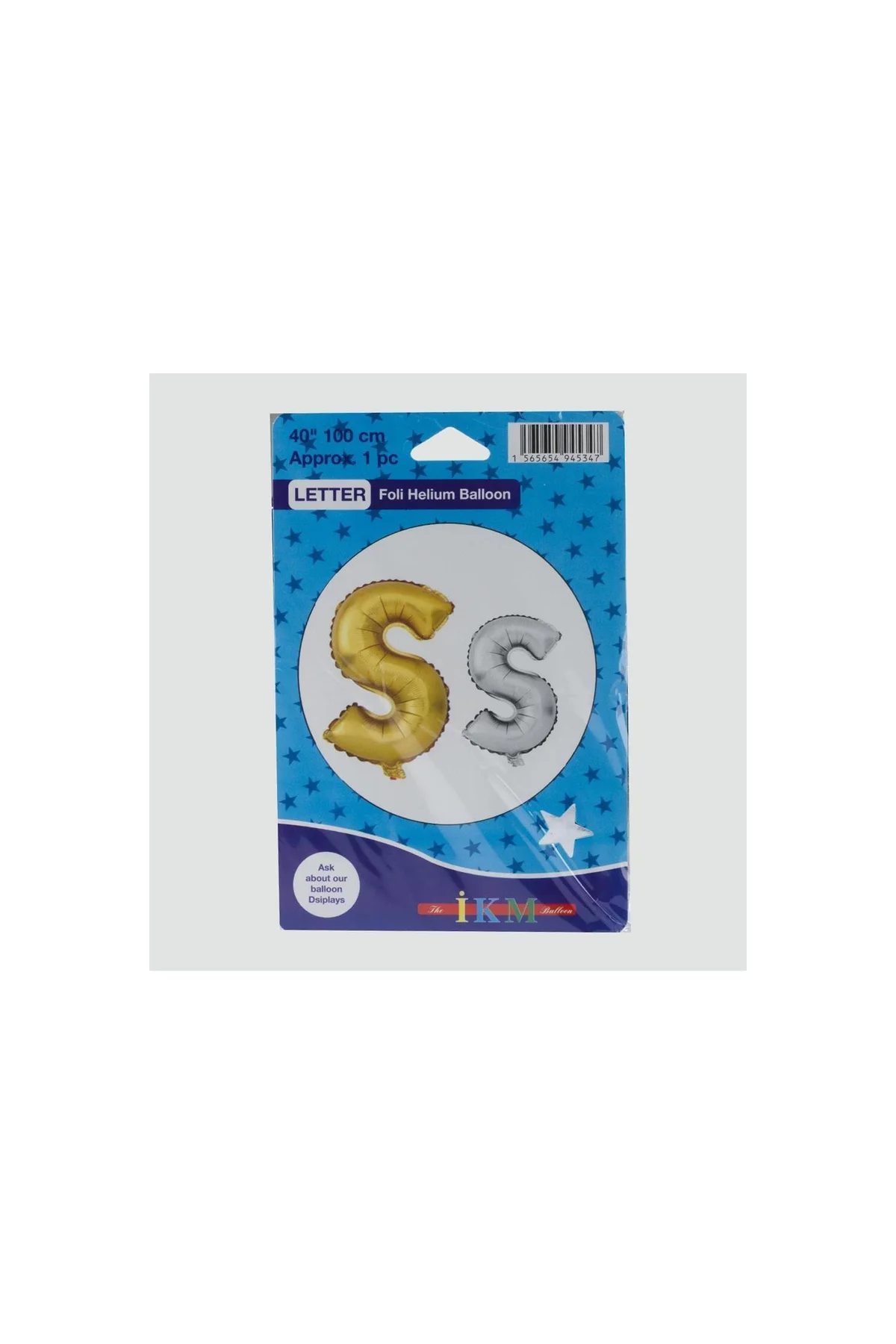 Sarı Renkli 40*100 Harfli Folyo Balon Renk:model-20 Birim:1 Adet
