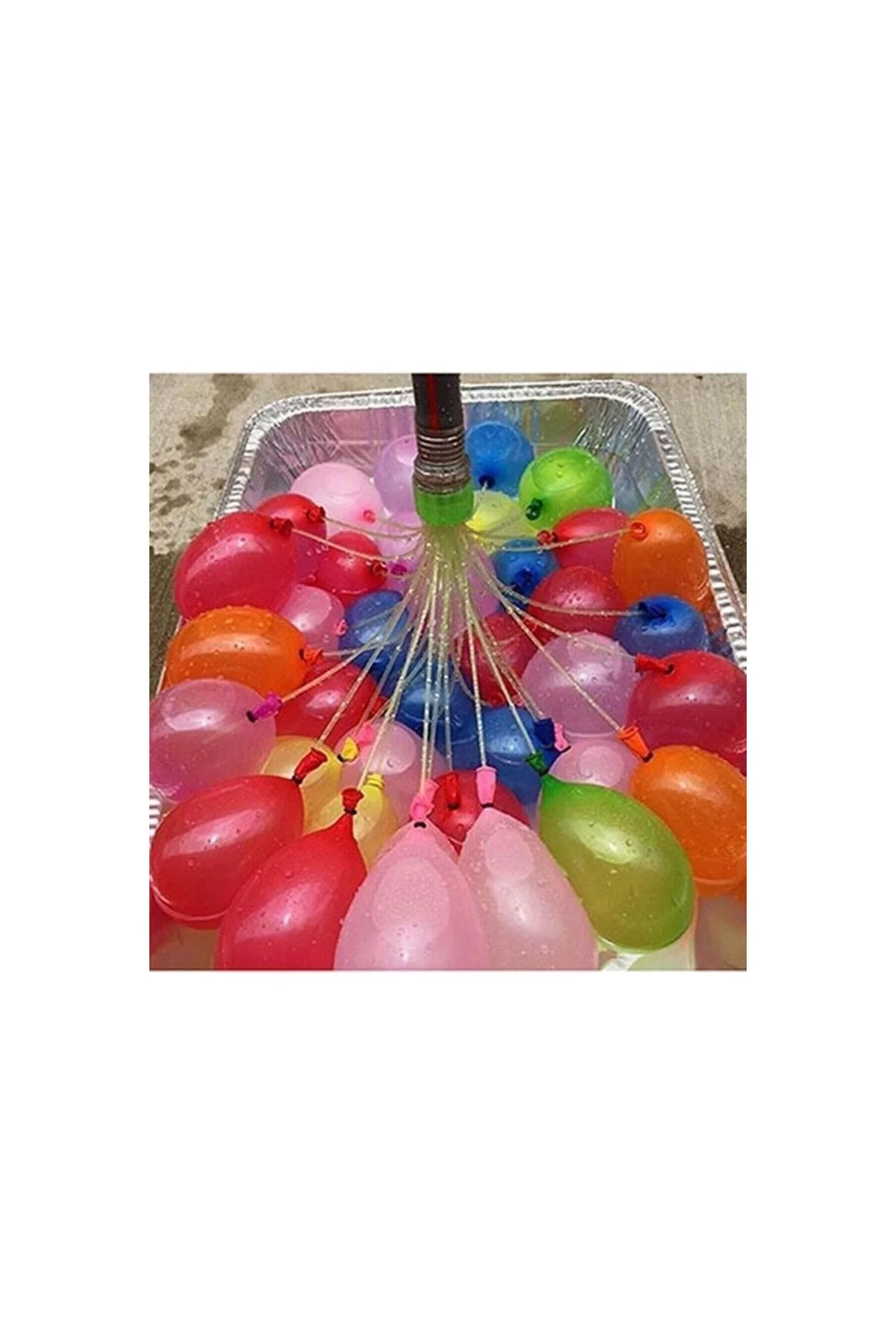 Su Balonu Yaz Plaj Partisi Su Balonu Bombası Savaşı Oyuncak Balon Doldurma Aparatı 37 Ad - PAZARIZ Görsel 5