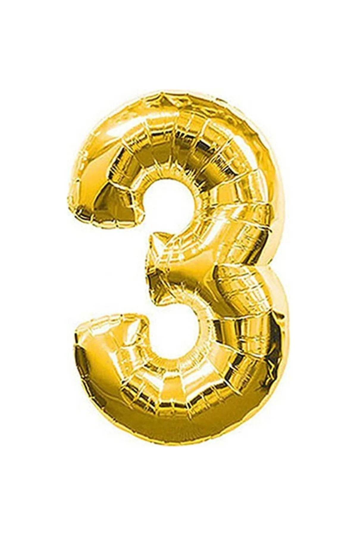 Balon 3 Rakam Folyo Balon Altın 40'inch
