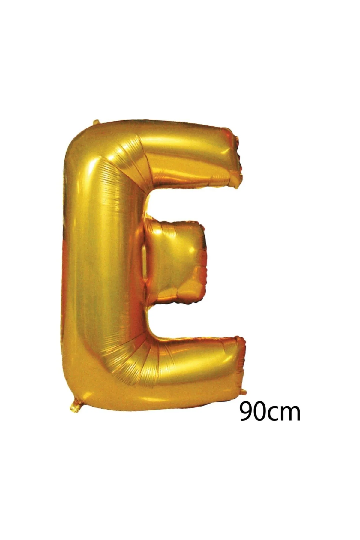 90 Cm E Harfi Folyo Balon Altın