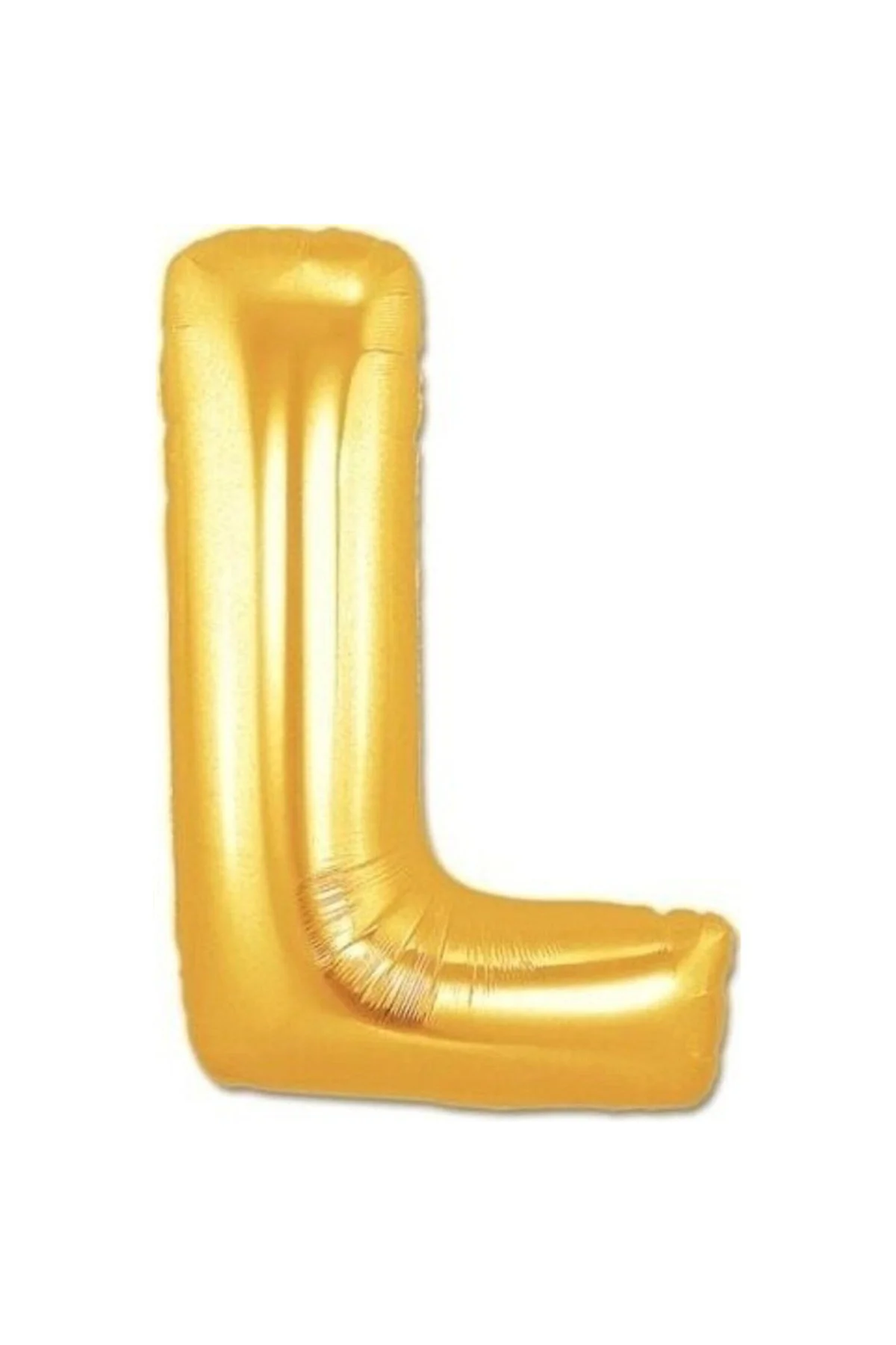 Balon Parti L Harf Gold Folyo Balon 102 Cm