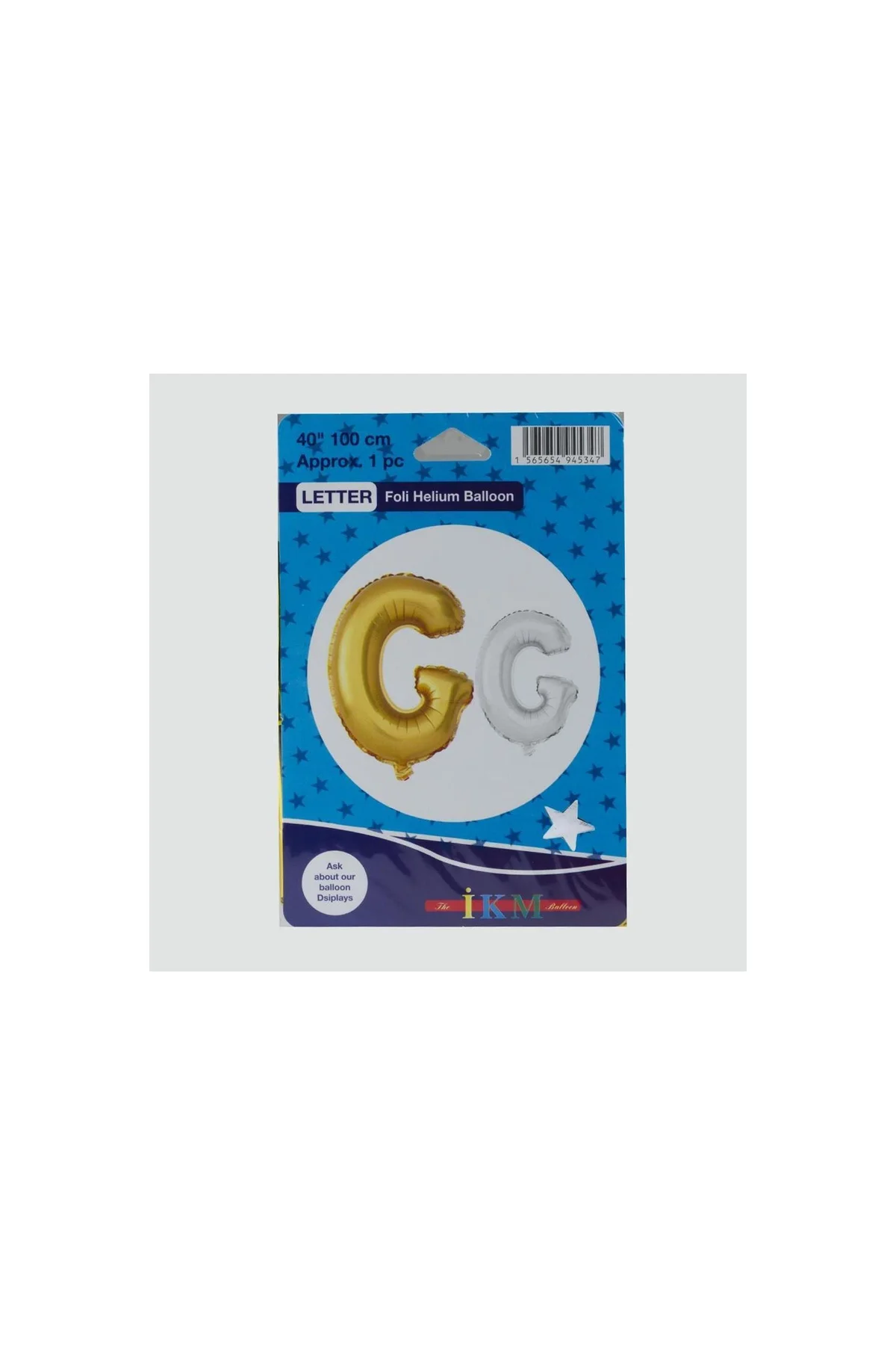 Sarı Renkli 40*100 Harfli Folyo Balon Renk:model-7 Birim:1 Adet