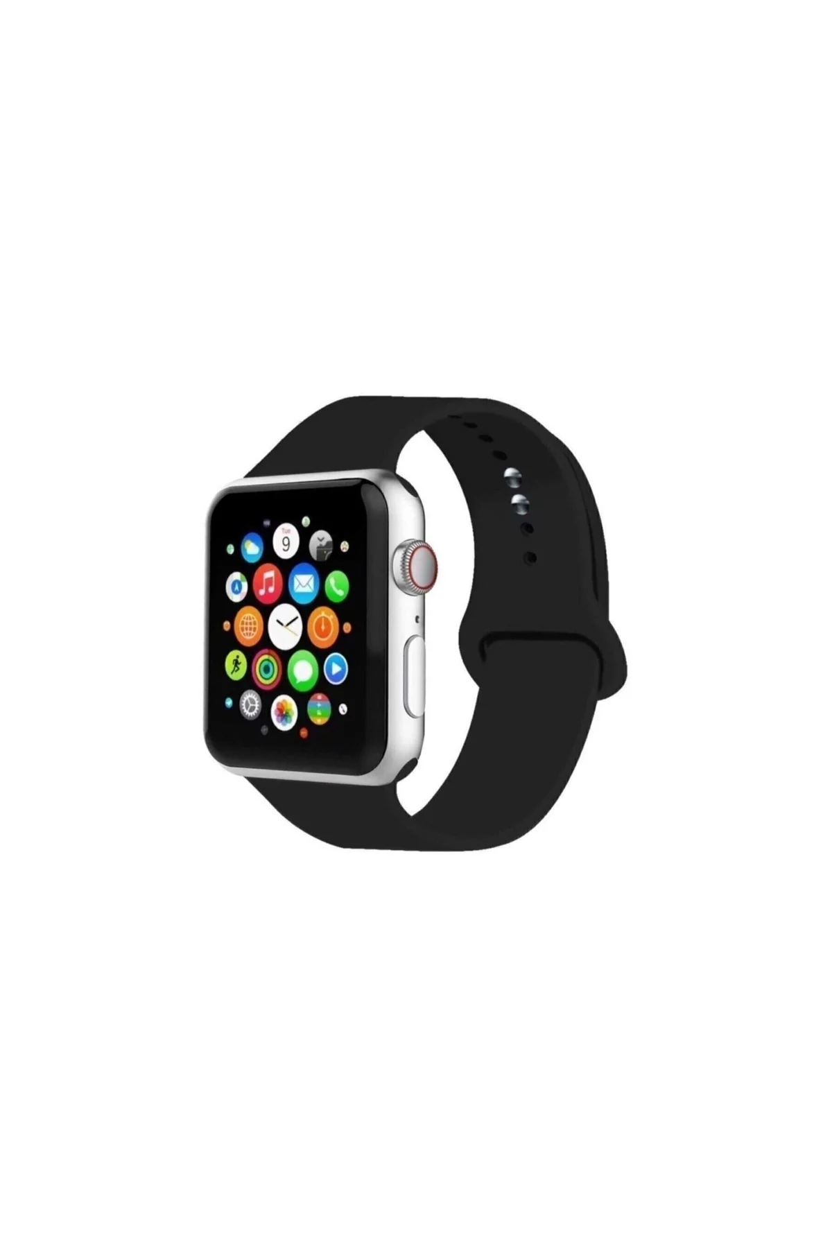 Apple Watch Uyumlukordon 2 3 4 5 42 Mm Ve 44 Mm Silikon Kordon Kayış - PAZARIZ Görsel 2