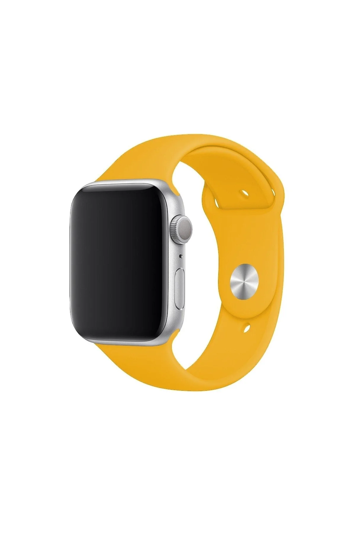 Apple Watch Uyumlukordon 1 2 3 4 5 6 7 Se 42 Mm/44 Mm/45mm Silikon Kordon Kayış - PAZARIZ Görsel 5