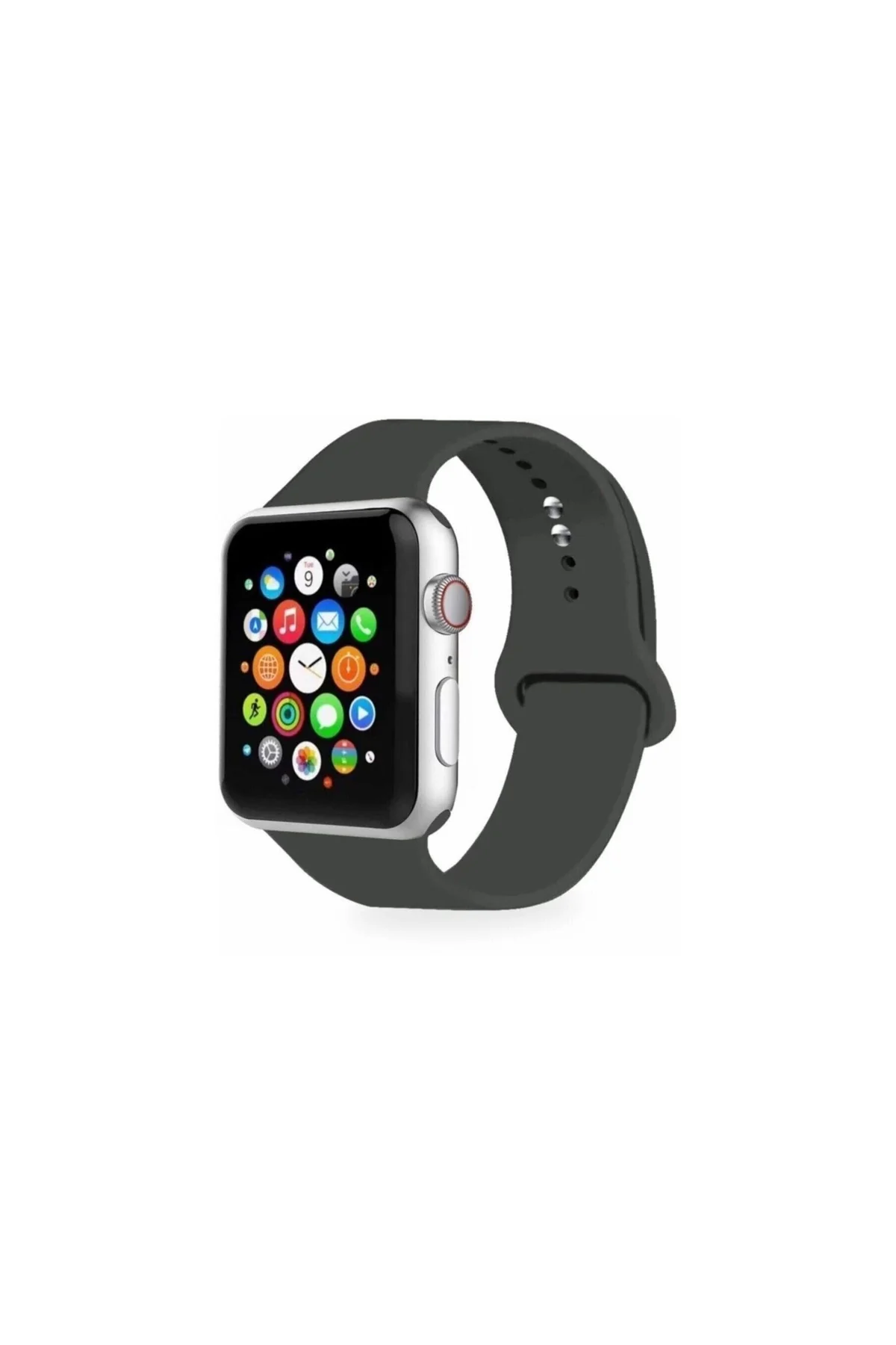 Apple Watch Uyumlukordon 2 3 4 5 42 Mm Ve 44 Mm Silikon Kordon Kayış - PAZARIZ Görsel 2