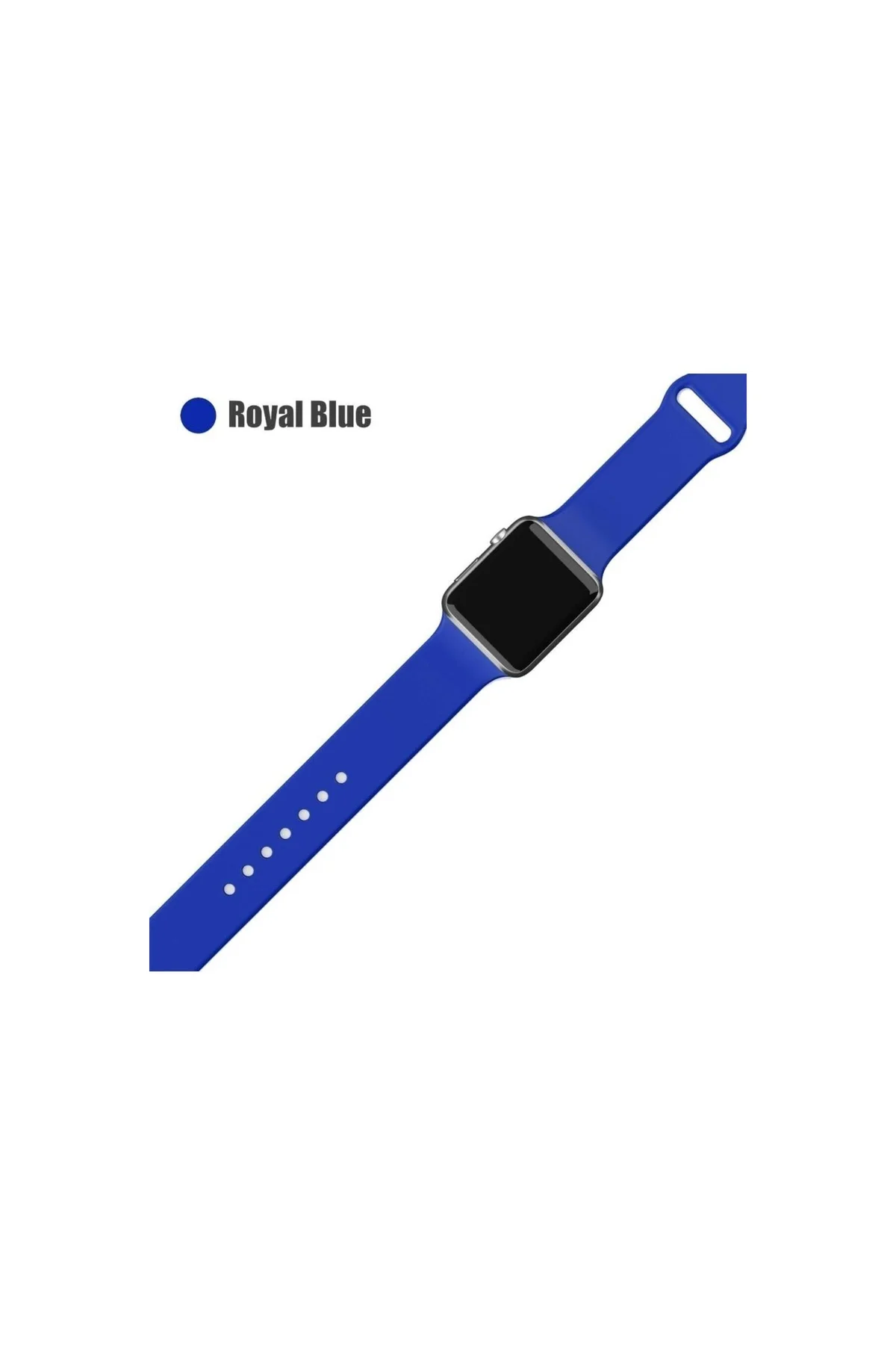 Apple Watch Uyumlu2 3 4 5 6 7 8 38mm 40mm 41mm Silikon Kordon