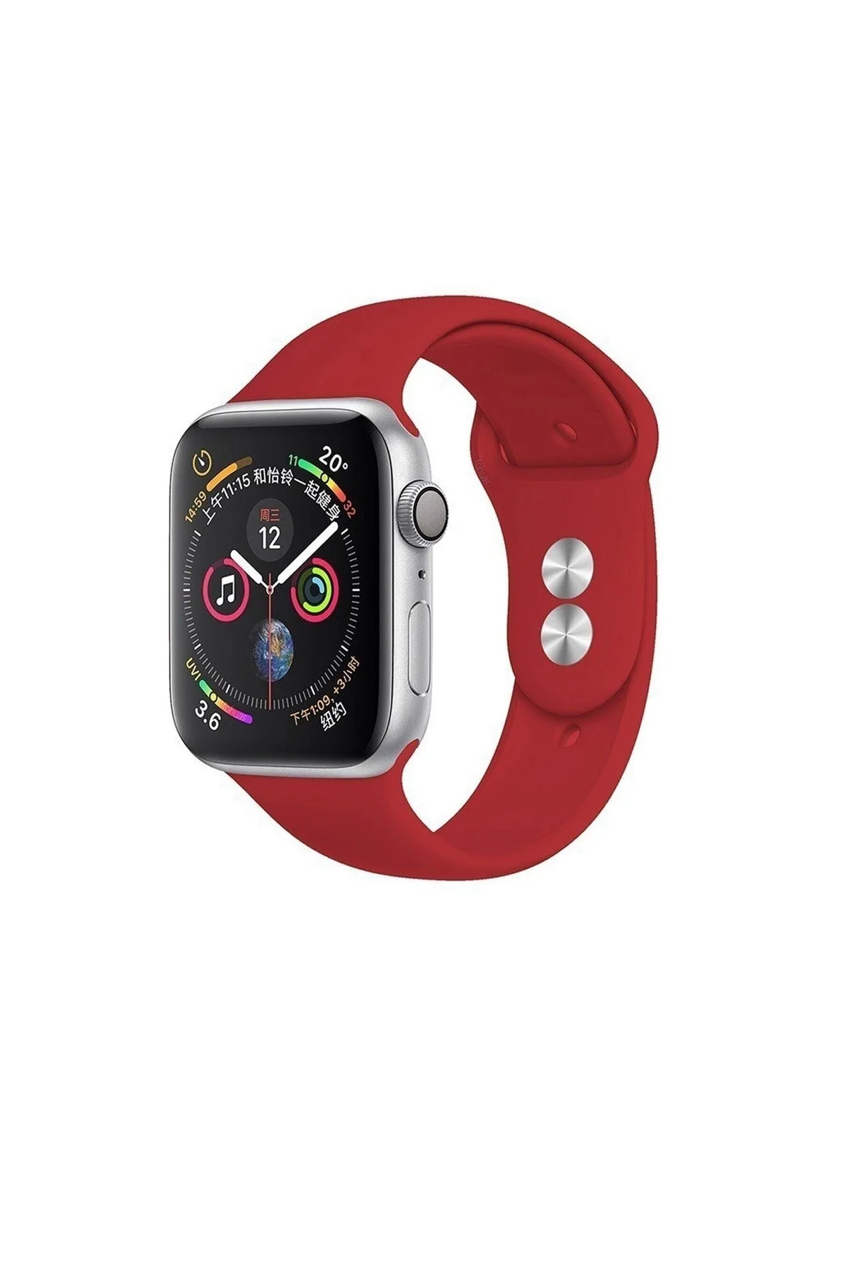 Apple Watch Uyumlusilikon Kordon Kayış 7 - 6 - Se - 5 - 4 - 3 - 2 - 1 38mm 40mm