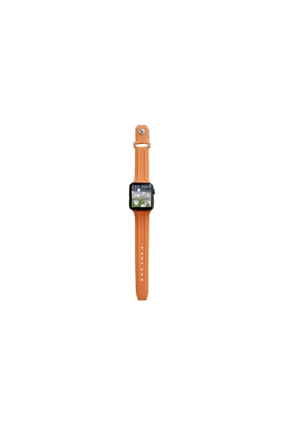 Apple Watch Uyumlu3 4 5 6 7 8 38mm 40mm 41mm Silikon Kordon