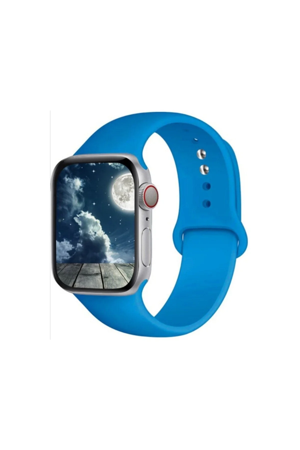 Apple Watch Uyumlu42mm 44mm 45mm 49mm 1/2/3/4/5/6/se/7/8/ultra Spor Silikon Kordon