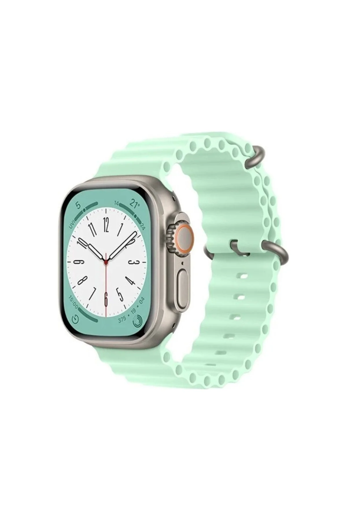 Apple Watch Uyumlu42mm 44mm 45mm 49mm 1/2/3/4/5/6/se/7/8/ultra Kordon Ocean Uyumlu