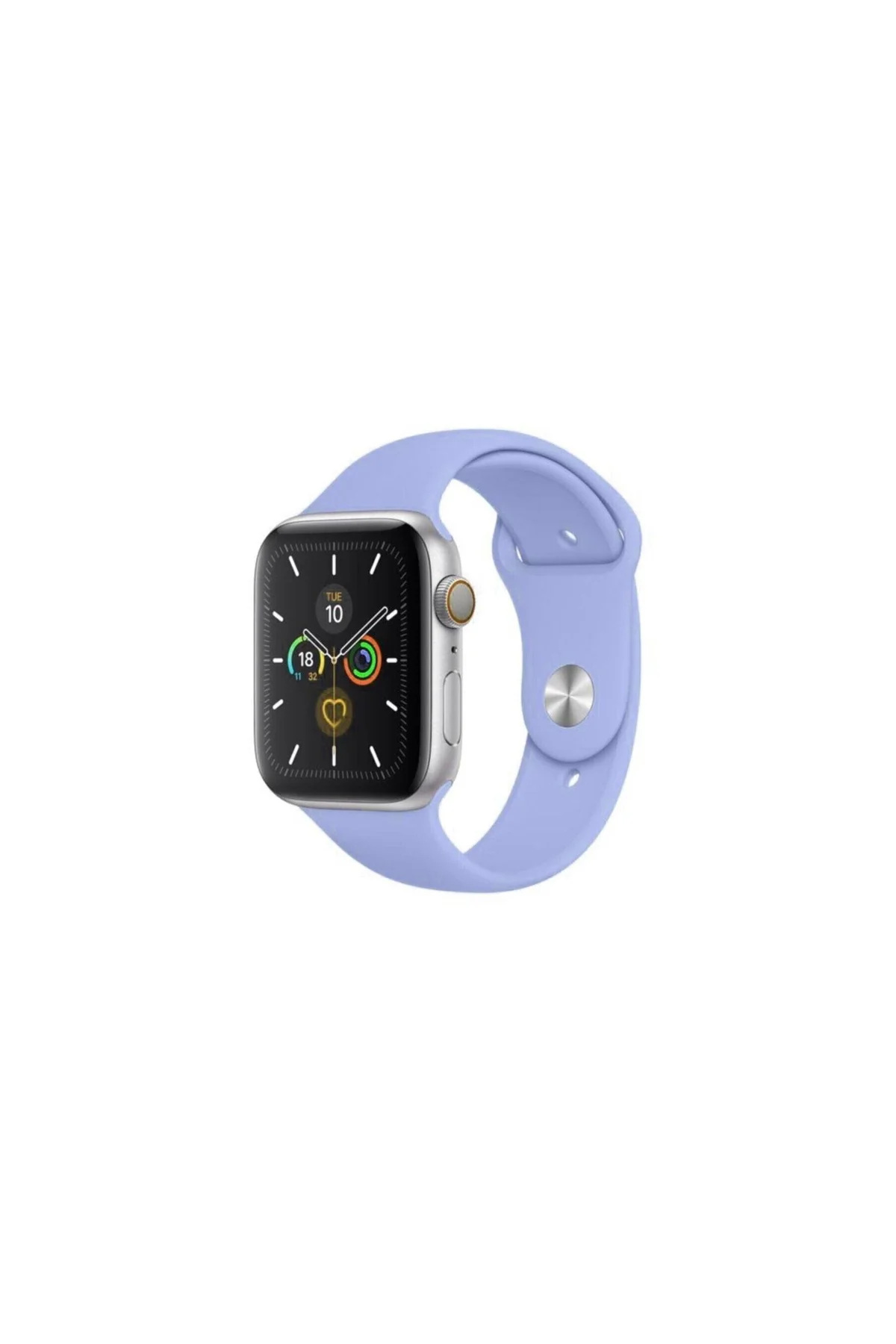 Apple Watch Uyumlukordon 2 3 4 5 6 Se 42 Mm Ve 44 Mm Silikon Kordon Kayış - Lila
