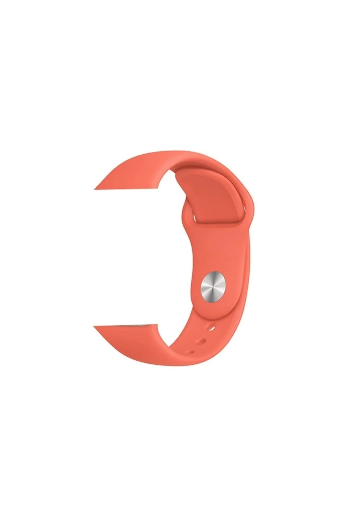 Apple Watch Uyumlu38mm 40mm 41mm 1/2/3/4/5/6/se/7/8 Spor Silikon Kordon Celementin