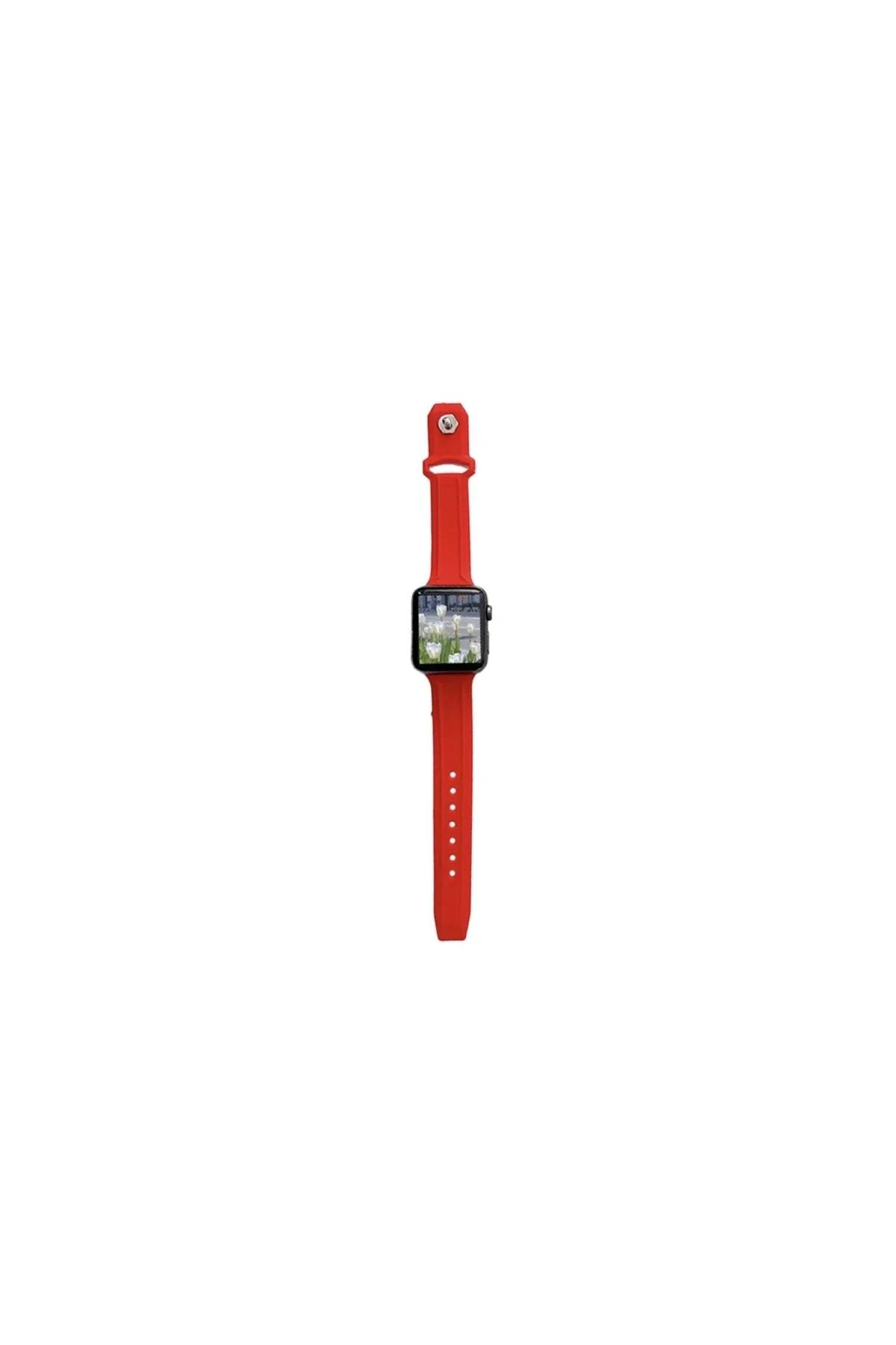 Apple Watch Uyumlu3 4 5 6 7 8 38mm 40mm 41mm Silikon Kordon