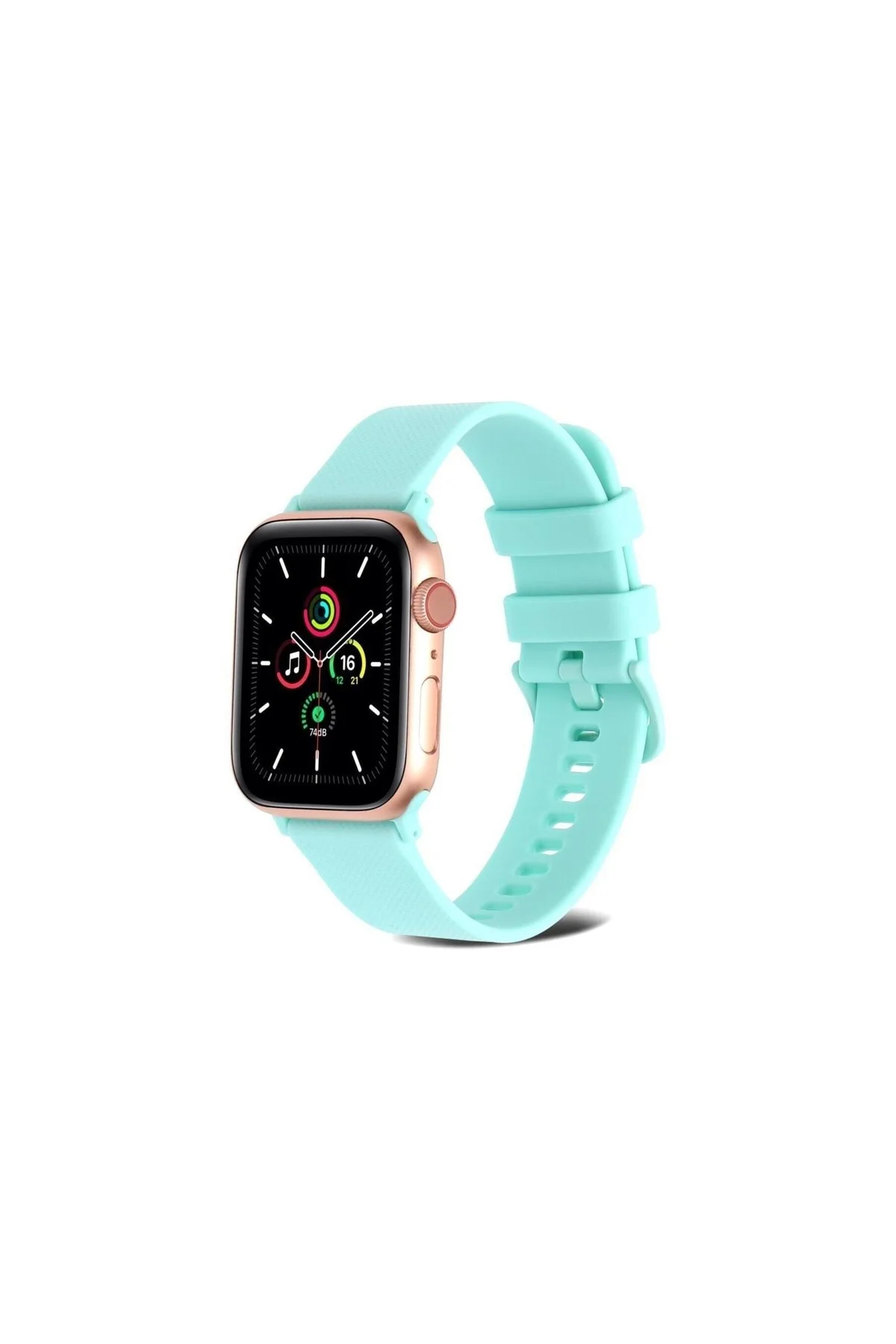Apple Watch Uyumlu5 6 7 8 Ultra 42mm 44mm 45mm Silikon Kordon