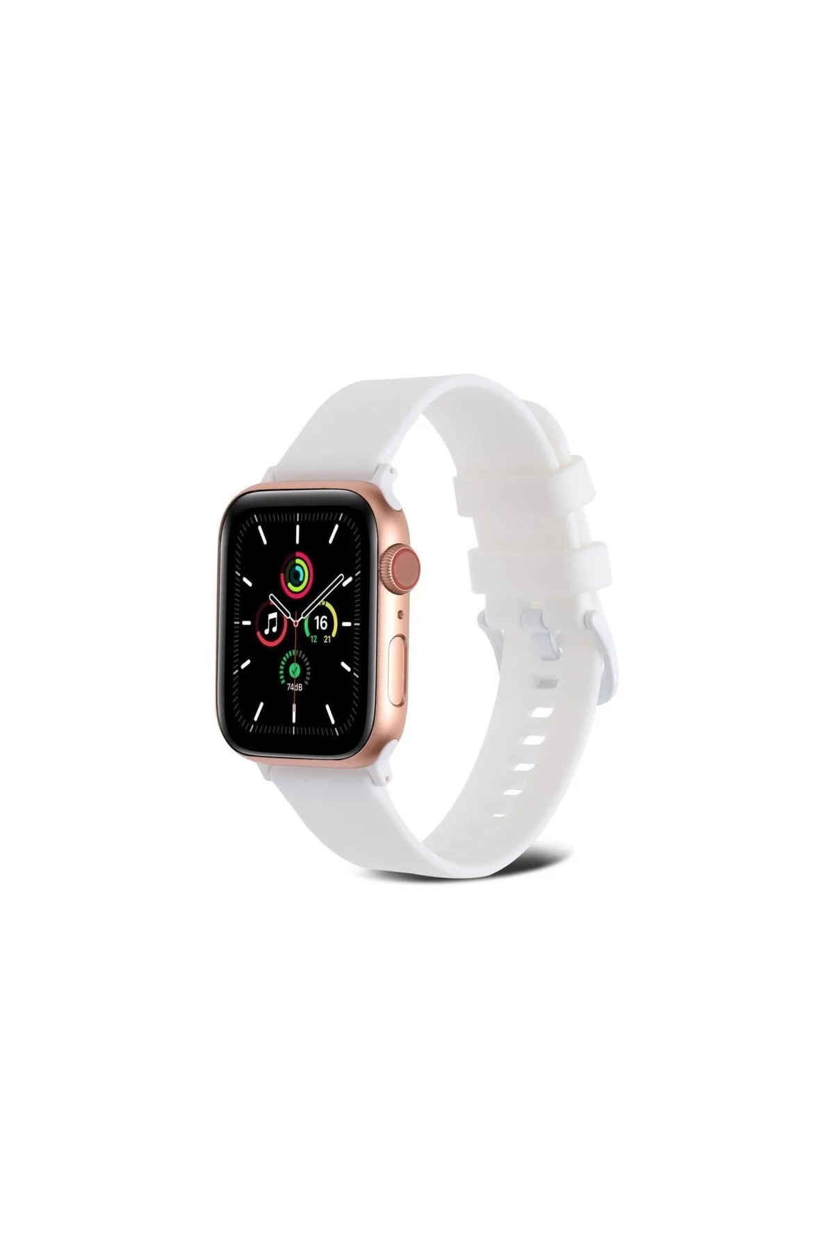 Apple Watch Uyumlu5 6 7 8 Ultra 42mm 44mm 45mm Silikon Kordon