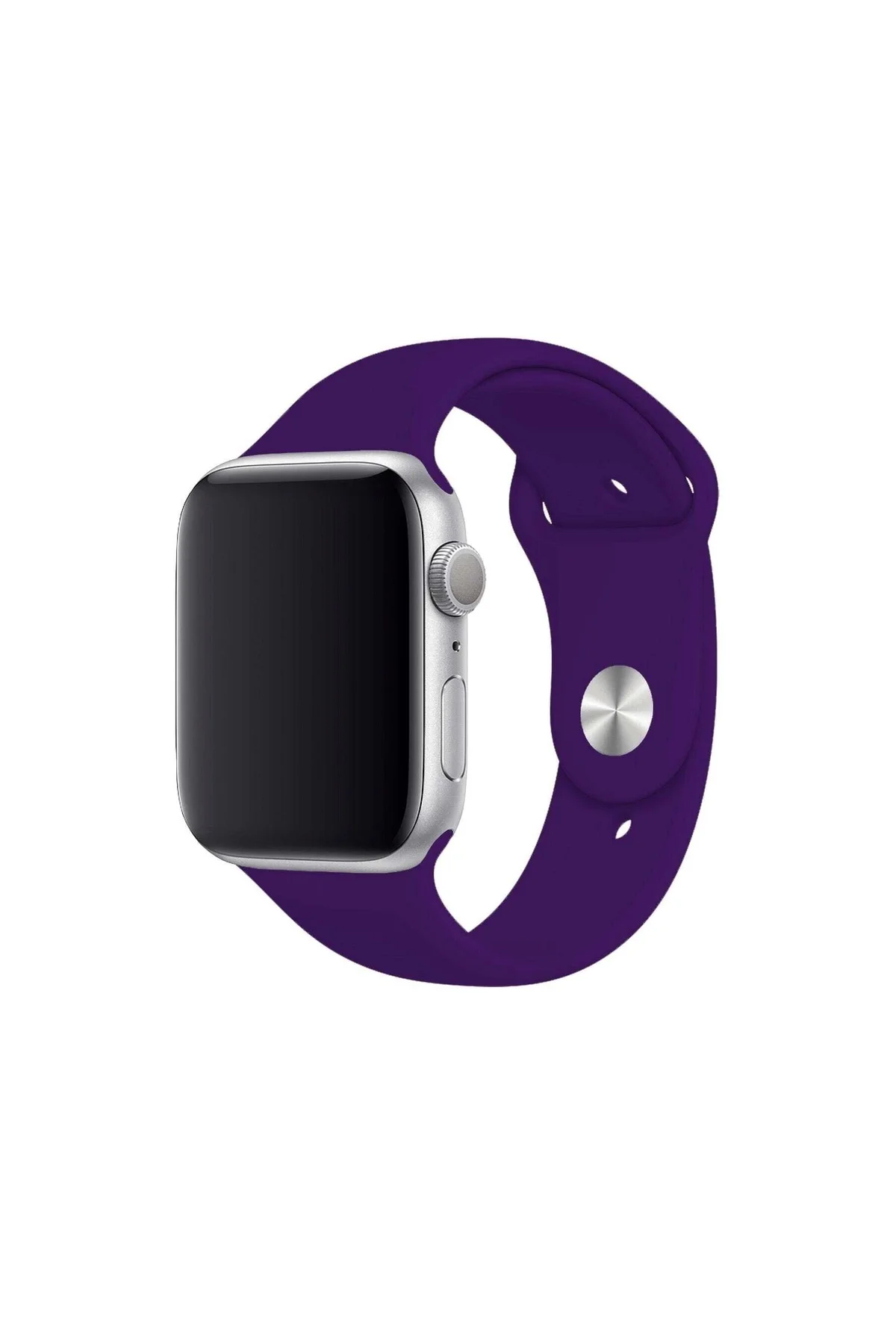 Apple Watch Uyumlu3 4 5 6 7 8 Se 42 44 45mm Kordon Kayış Klasik Kaliteli Silikon - PAZARIZ Görsel 4