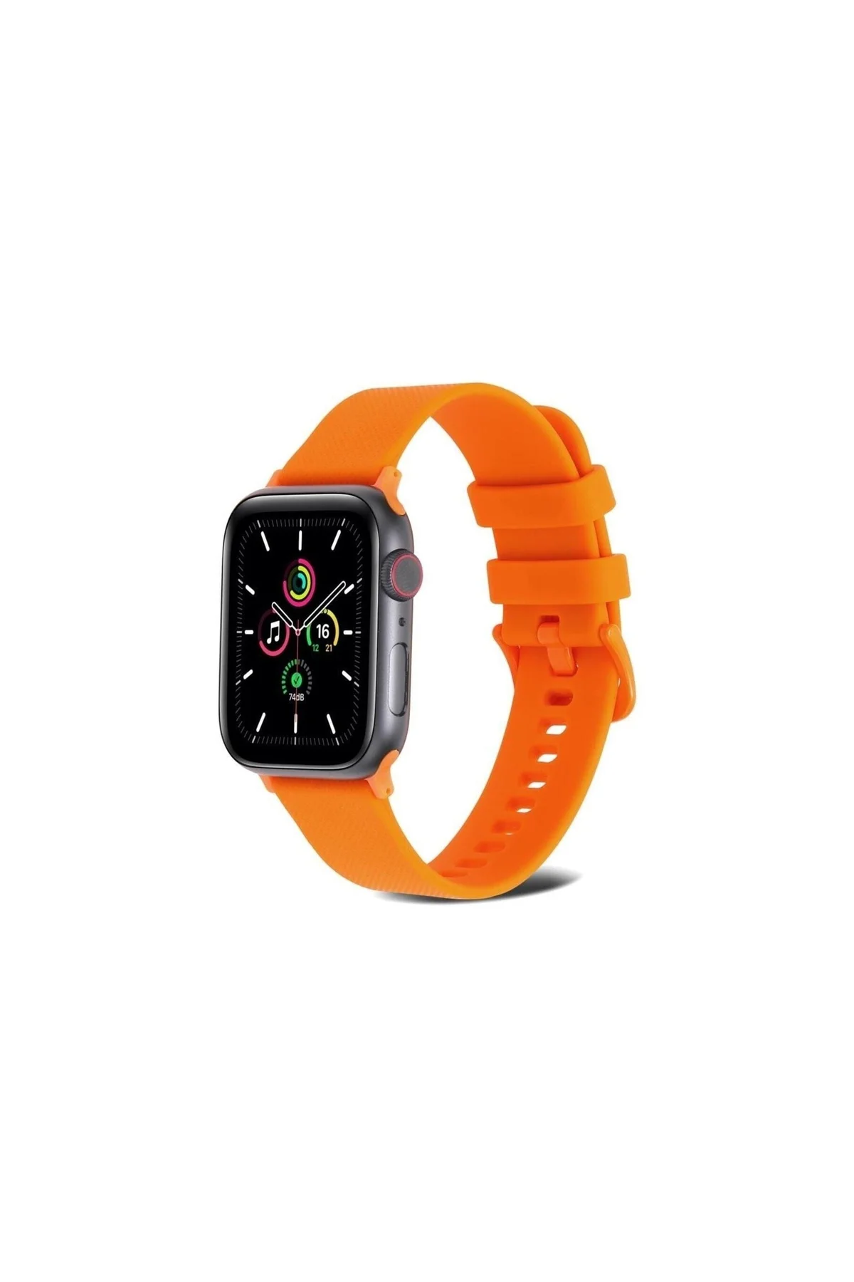 Apple Watch Uyumlu5 6 7 8 Ultra 42mm 44mm 45mm Silikon Kordon