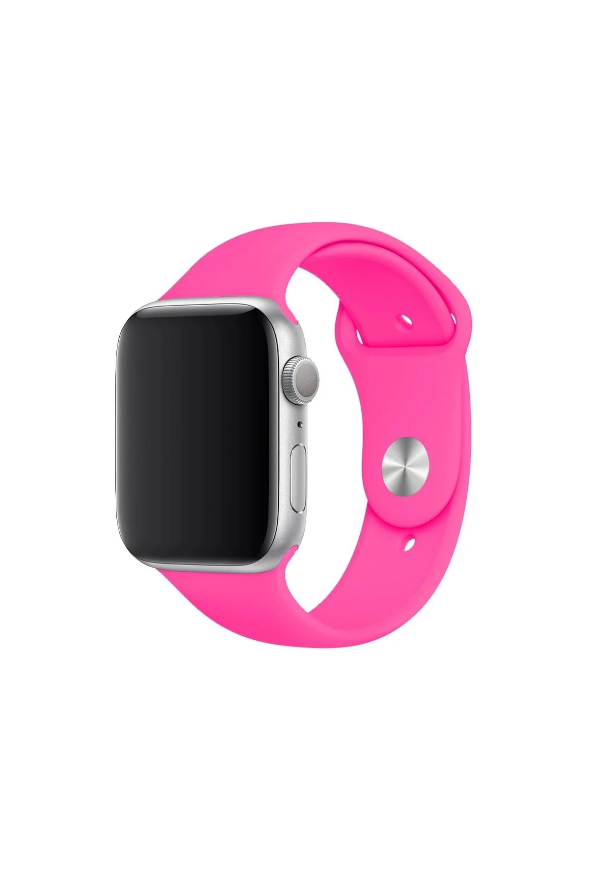 Apple Watch Uyumlu3 4 5 6 7 8 Se 38 40 41mm Kordon Kayış Klasik Kaliteli Silikon - PAZARIZ Görsel 4
