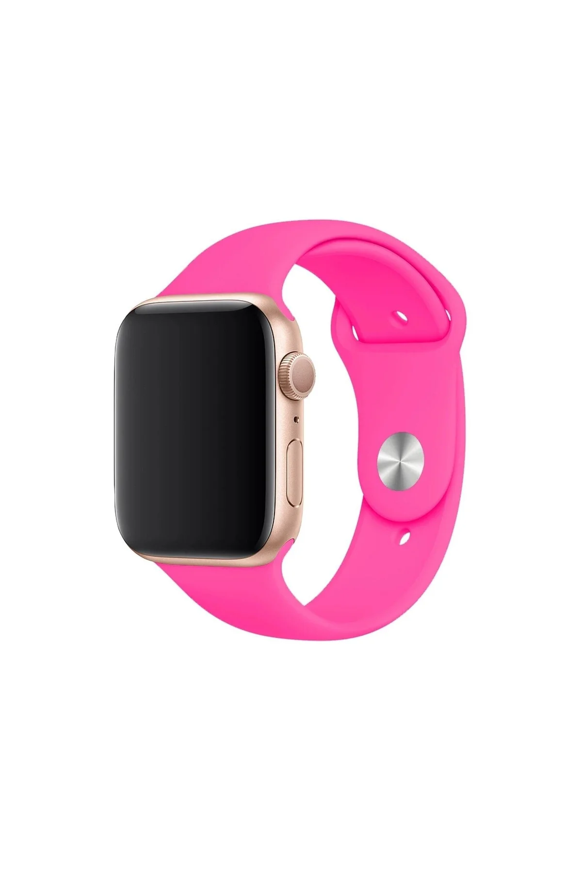 Apple Watch Uyumlu3 4 5 6 7 8 Se 38 40 41mm Kordon Kayış Klasik Kaliteli Silikon - PAZARIZ Görsel 5