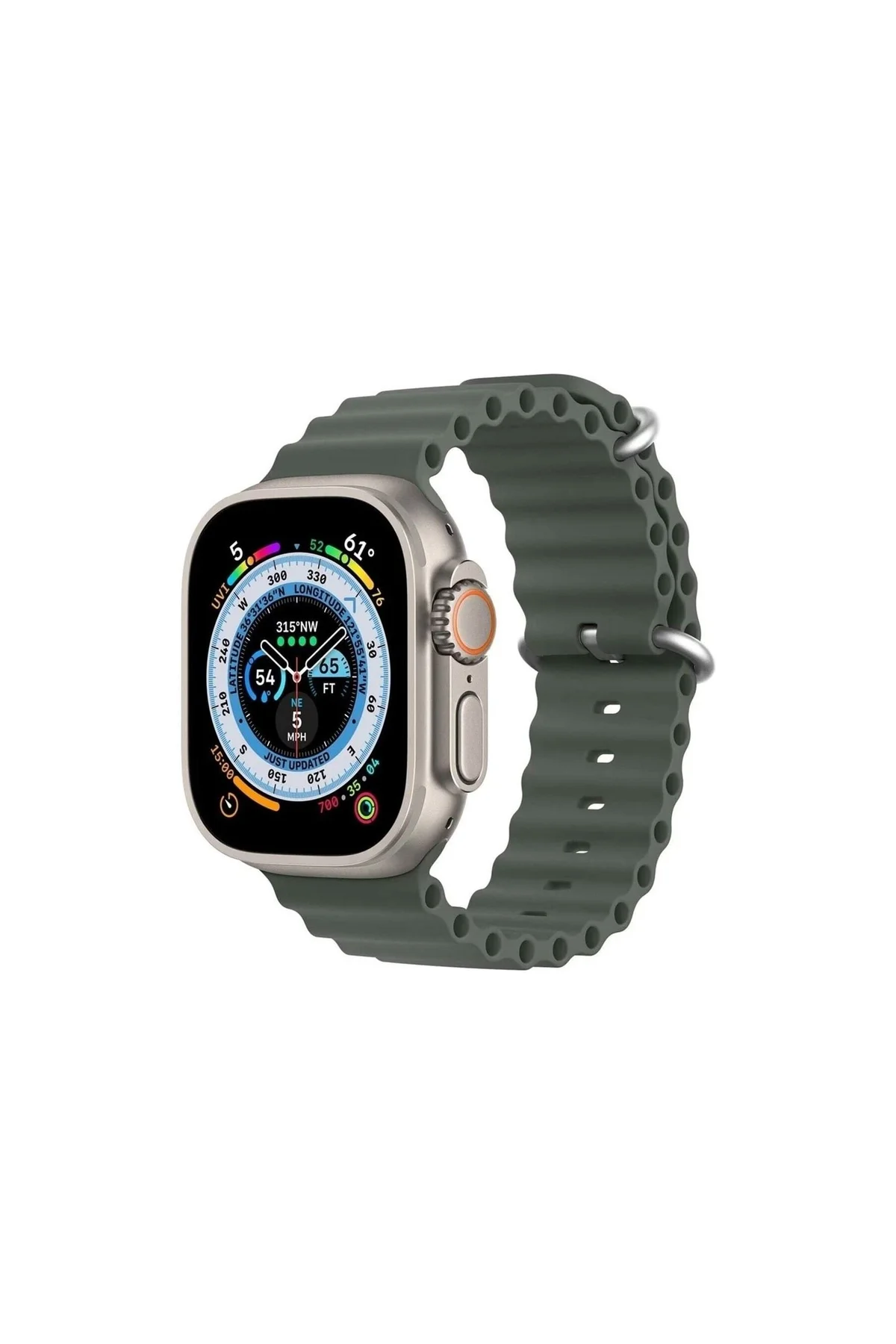 Apple Watch Uyumlu42mm 44mm 45mm 49mm 1/2/3/4/5/6/se/7/8/ultra Kordon Kordon - PAZARIZ Görsel 3