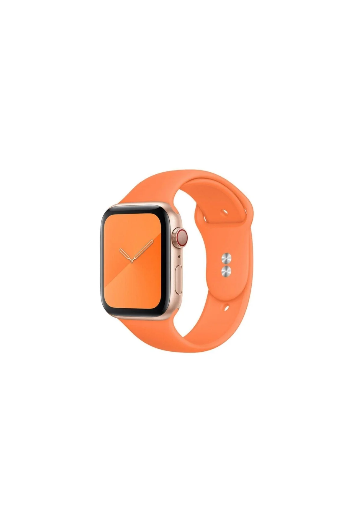 Apple Watch Uyumlu2 3 4 5 6 7 Se 38 Mm 40 Mm Spor Sililkon Kordon