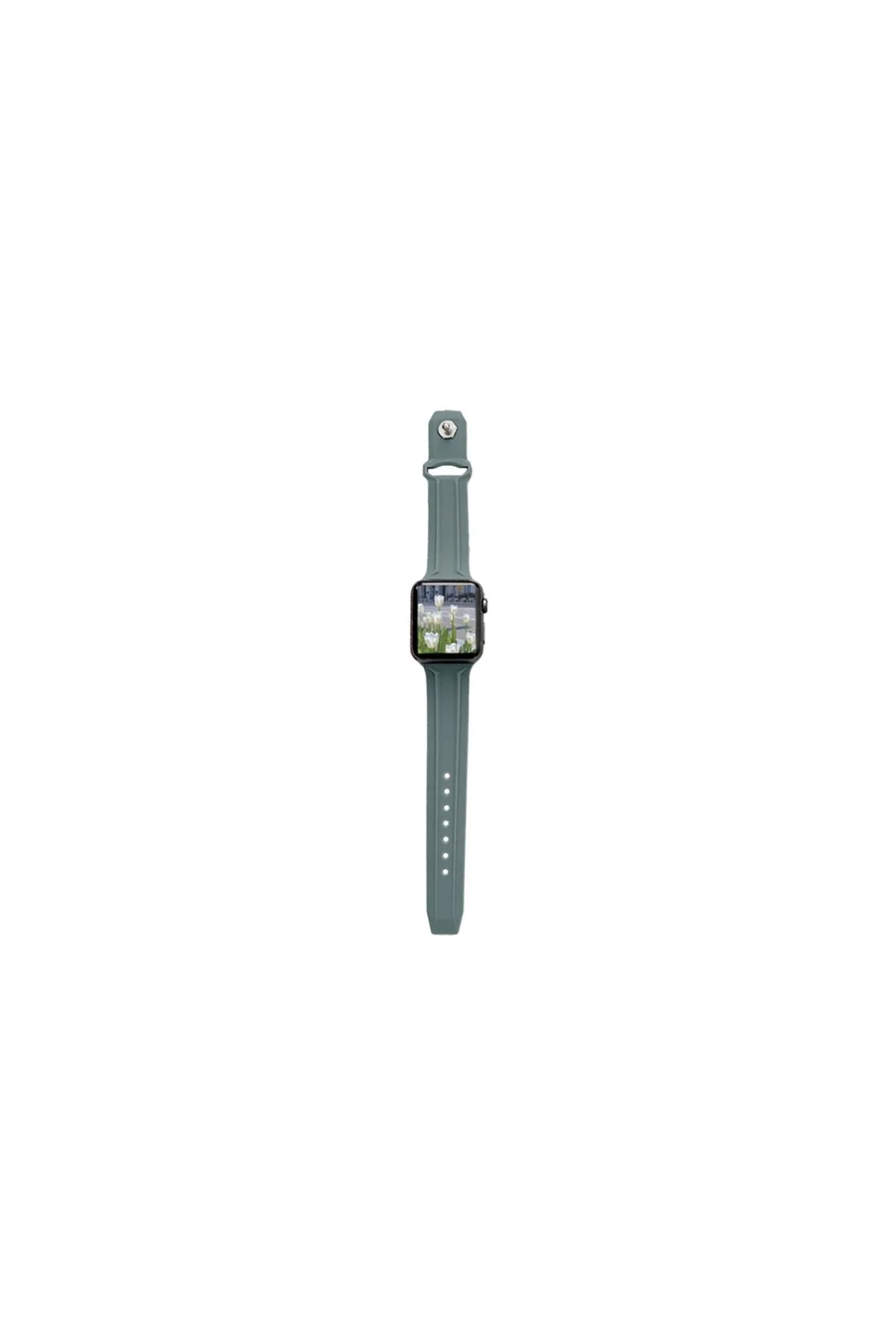 Apple Watch Uyumlu5 6 7 8 Ultra 42mm 44mm 45mm Silikon Kordon