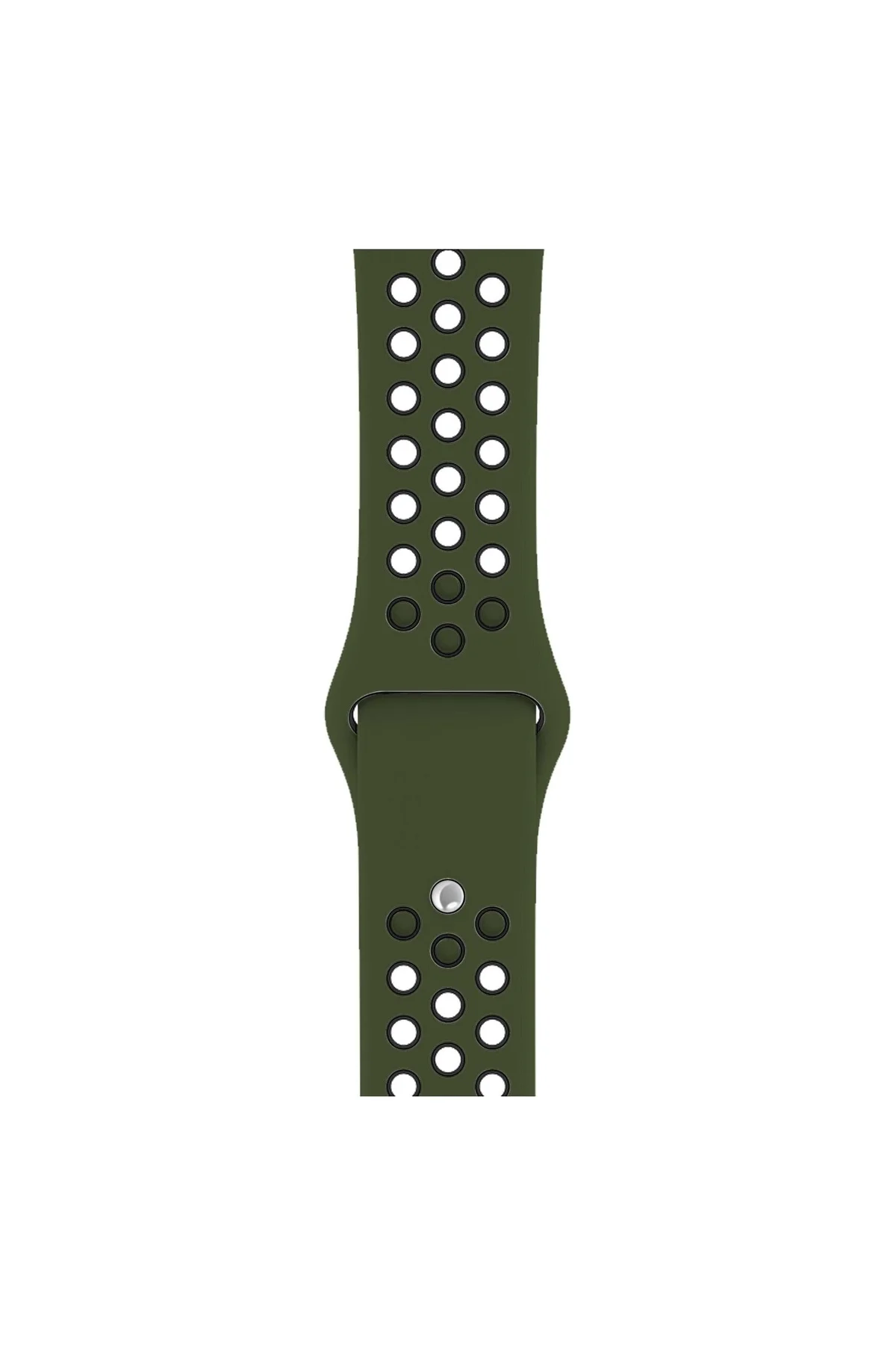 Apple Watch Uyumlusilikon Kayış Delikli Kordon 1 2 3 4 5 6 7 Se 42mm/44mm/45mm