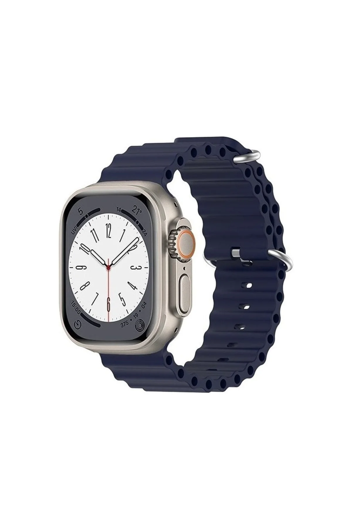 Apple Watch Uyumlu42mm 44mm 45mm 49mm 1/2/3/4/5/6/se/7/8/ultra Kordon Silikon Kordon