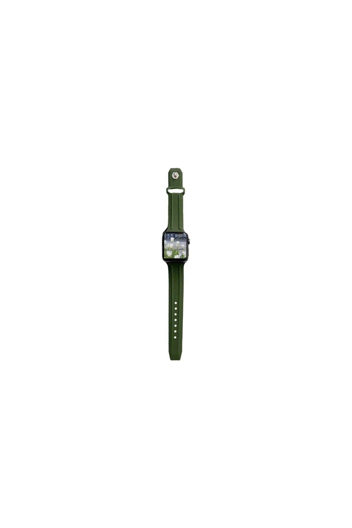 Apple Watch Uyumlu3 4 5 6 7 8 38mm 40mm 41mm Silikon Kordon