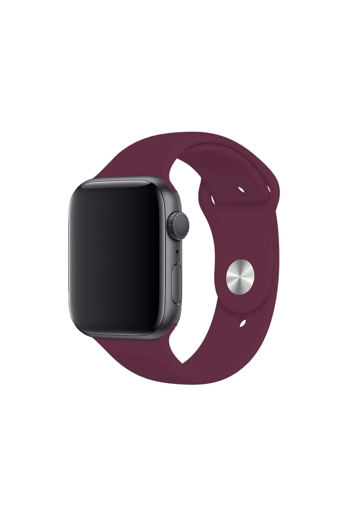 Apple Watch Uyumlu3 4 5 6 7 8 Se 42 44 45mm Kalite Kordon Kayış Klasik Kaliteli Silikon - PAZARIZ Görsel 3
