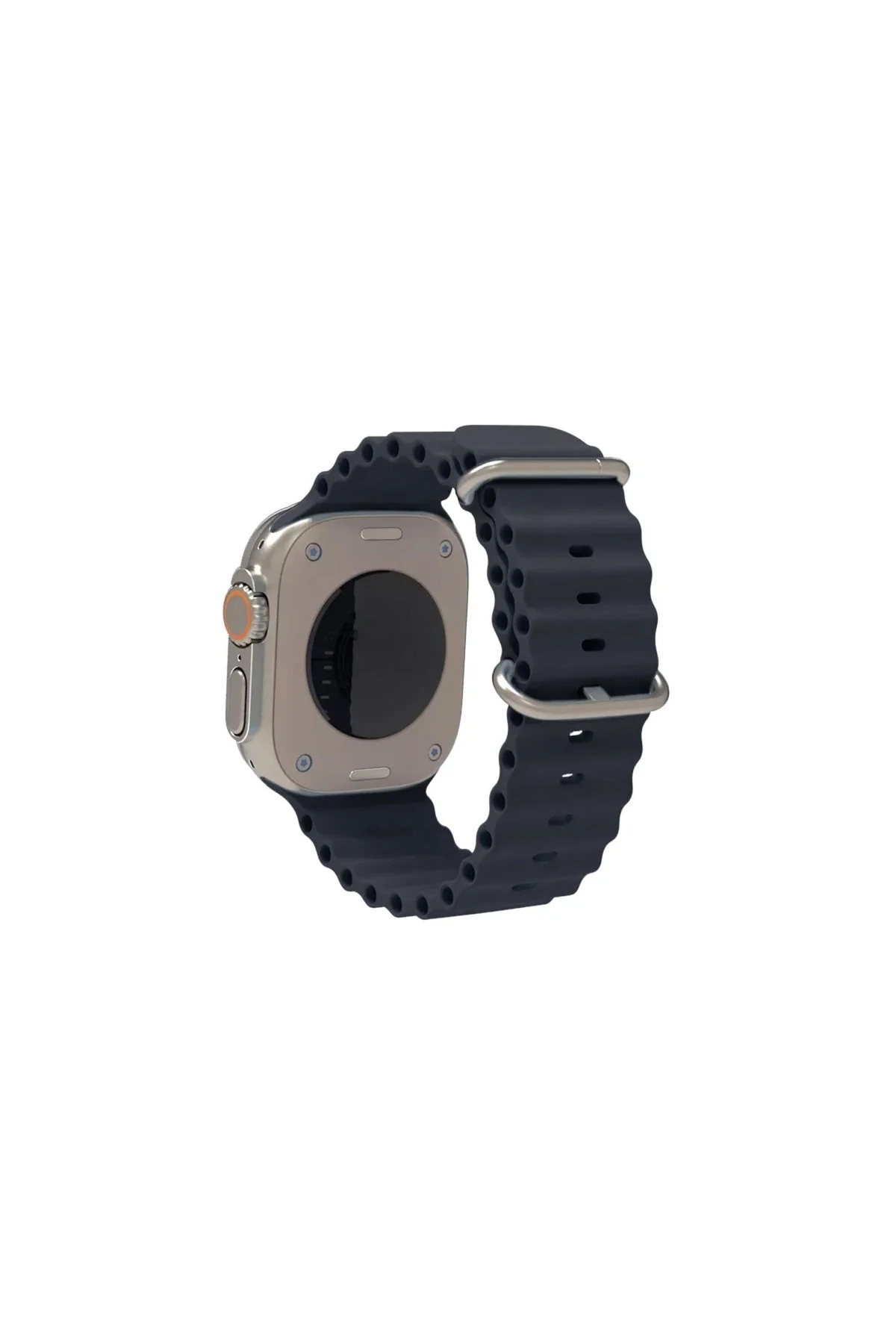 Apple Watch Uyumlu2/3/4/5/6/7/8/se 38mm 40mm 41mm Ocaean Metal Toka Silikon Kordon