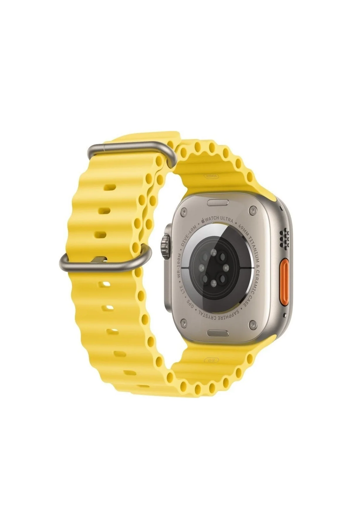 Apple Watch Uyumlu42mm 44mm 45mm 49mm 1/2/3/4/5/6/se/7/8/ultra Kordon Silikon Kordon - PAZARIZ Görsel 4