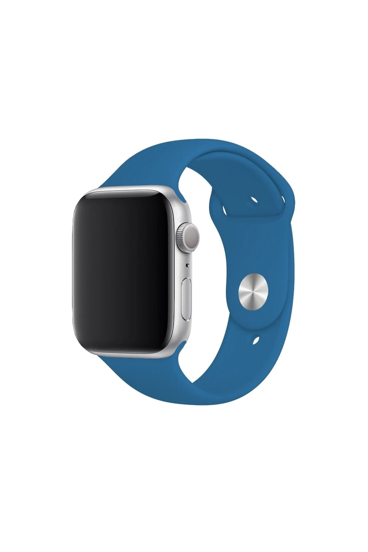 Apple Watch Uyumlu3 4 5 6 7 8 Se 42 44 45mm Kordon Kayış Klasik Kaliteli Silikon - PAZARIZ Görsel 4