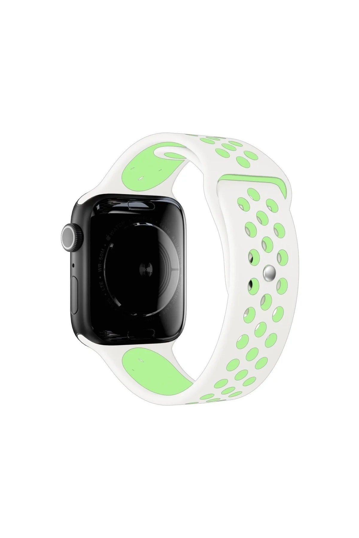 Apple Watch Uyumluultra 3 4 5 6 7 8 Se S 42 44 45mm Kordon Delikli Spor Band Kayış - PAZARIZ Görsel 3