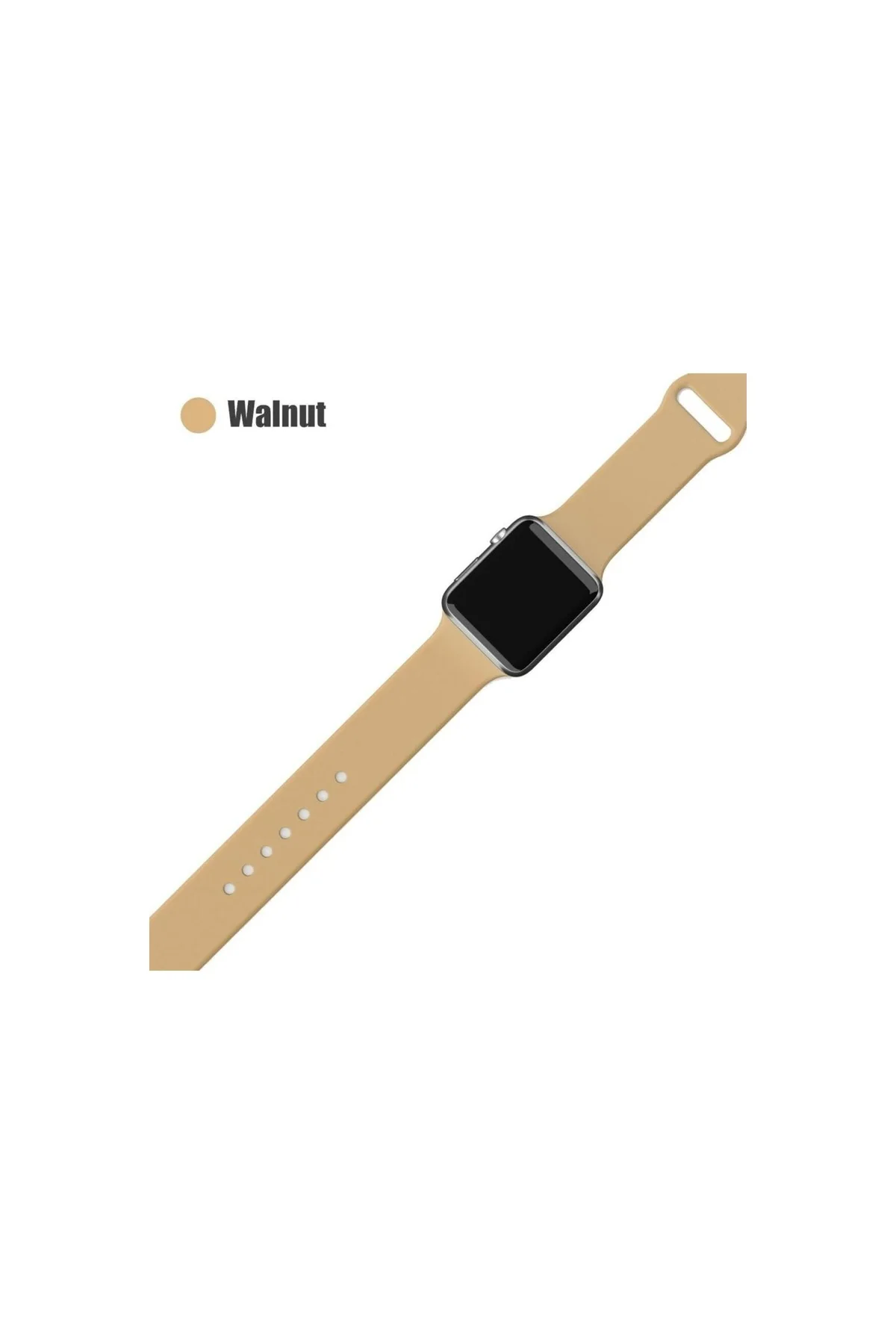 Apple Watch Uyumlu2 3 4 5 6 7 8 38mm 40mm 41mm Silikon Kordon