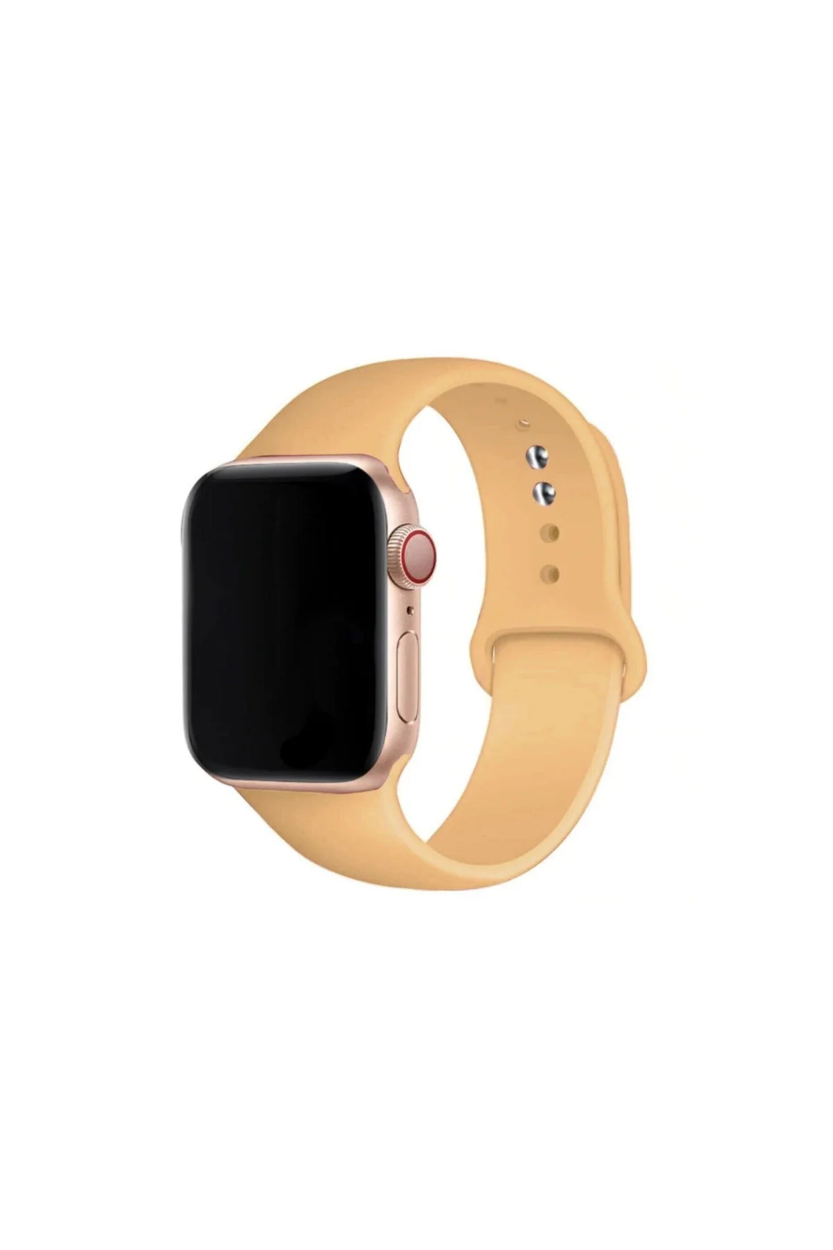 Apple Watch Uyumlu42mm 44mm 45mm 49mm 1/2/3/4/5/6/se/7/8/ultra Spor Silikon Kordon Walnut