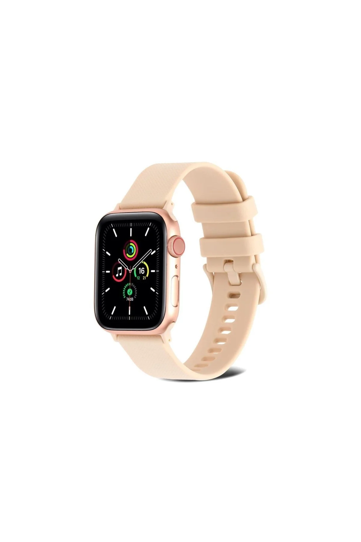 Apple Watch Uyumlu3 4 5 6 7 8 38mm 40mm 41mm Silikon Kordon Uyumlu