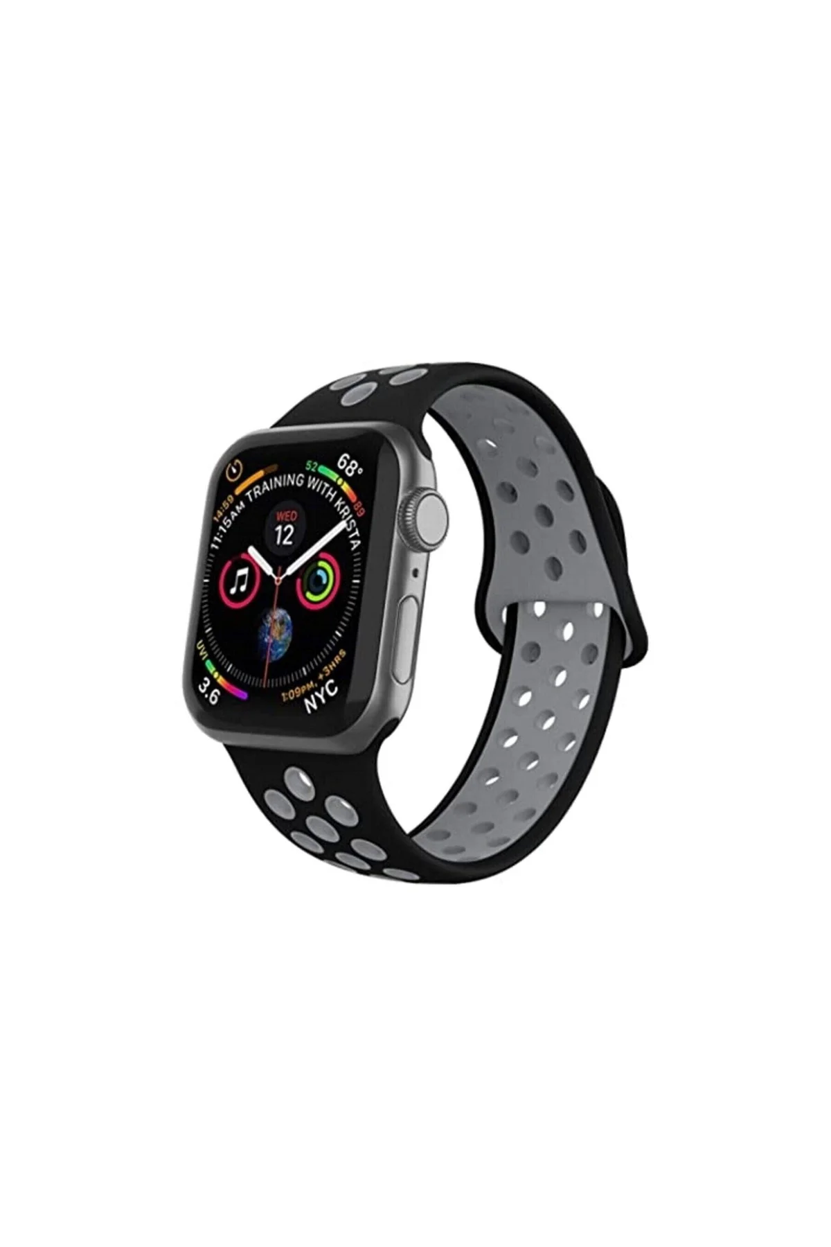 Apple Watch Uyumlukordon 2 3 4 5 42 Mm Ve 44 Mm Silikon Kordon Kayış - PAZARIZ Görsel 3