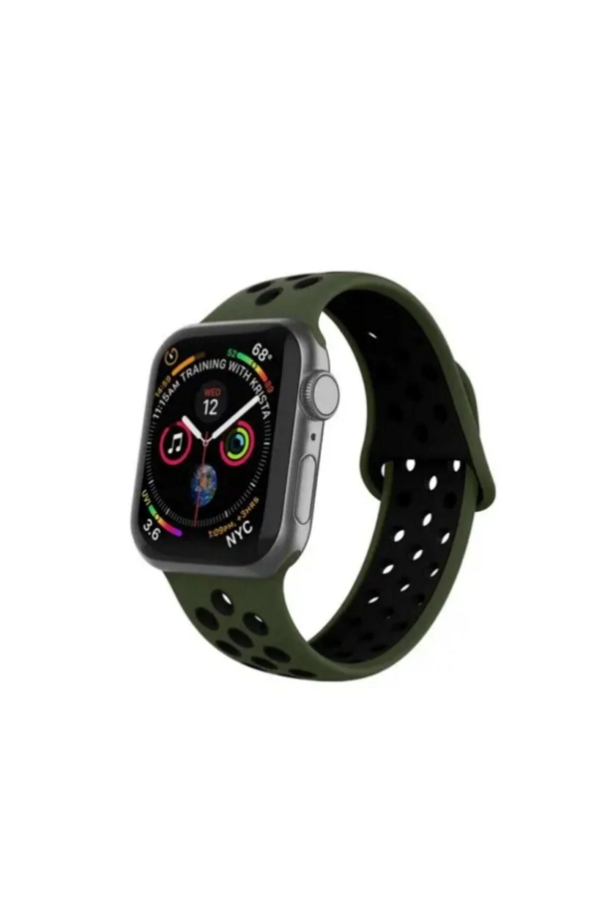 Apple Watch Uyumlukordon 2 3 4 5 42 Mm Ve 44 Mm Silikon Kordon Kayış - PAZARIZ Görsel 4