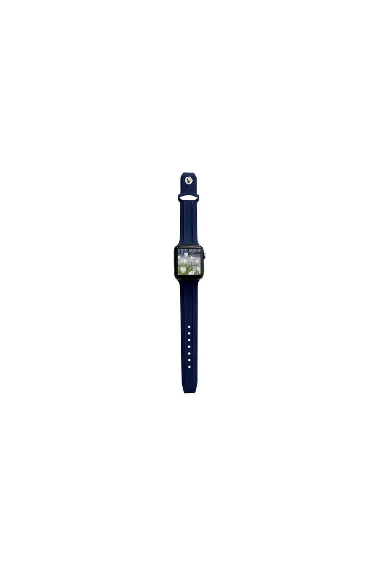Apple Watch Uyumlu3 4 5 6 7 8 38mm 40mm 41mm Silikon Kordon