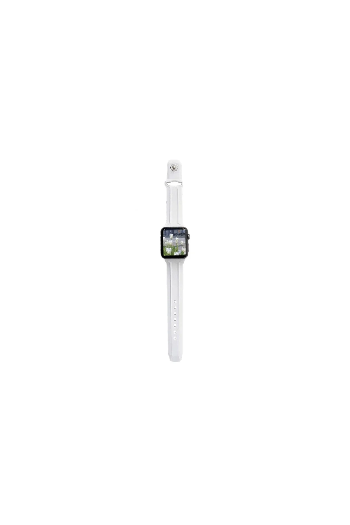 Apple Watch Uyumlu3 4 5 6 7 8 38mm 40mm 41mm Silikon Kordon