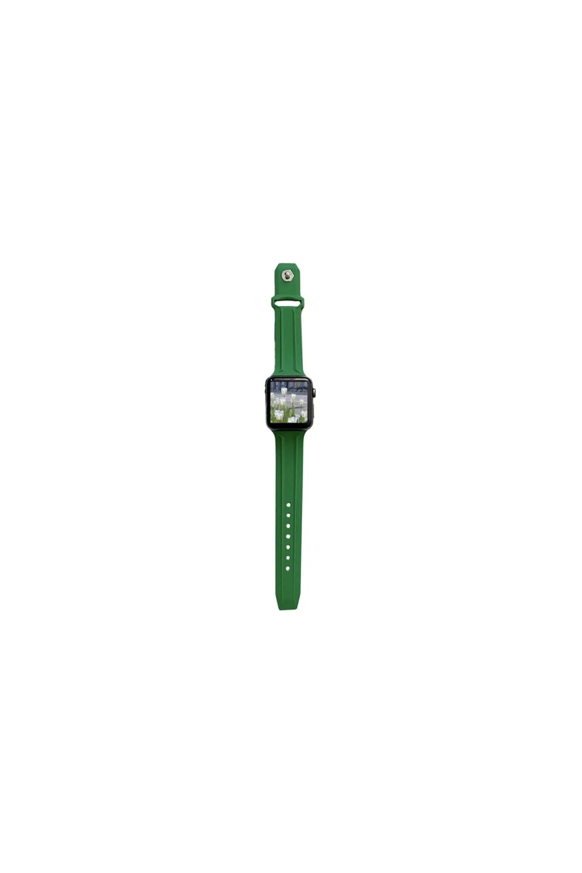 Apple Watch Uyumlu5 6 7 8 Ultra 42mm 44mm 45mm Silikon Kordon