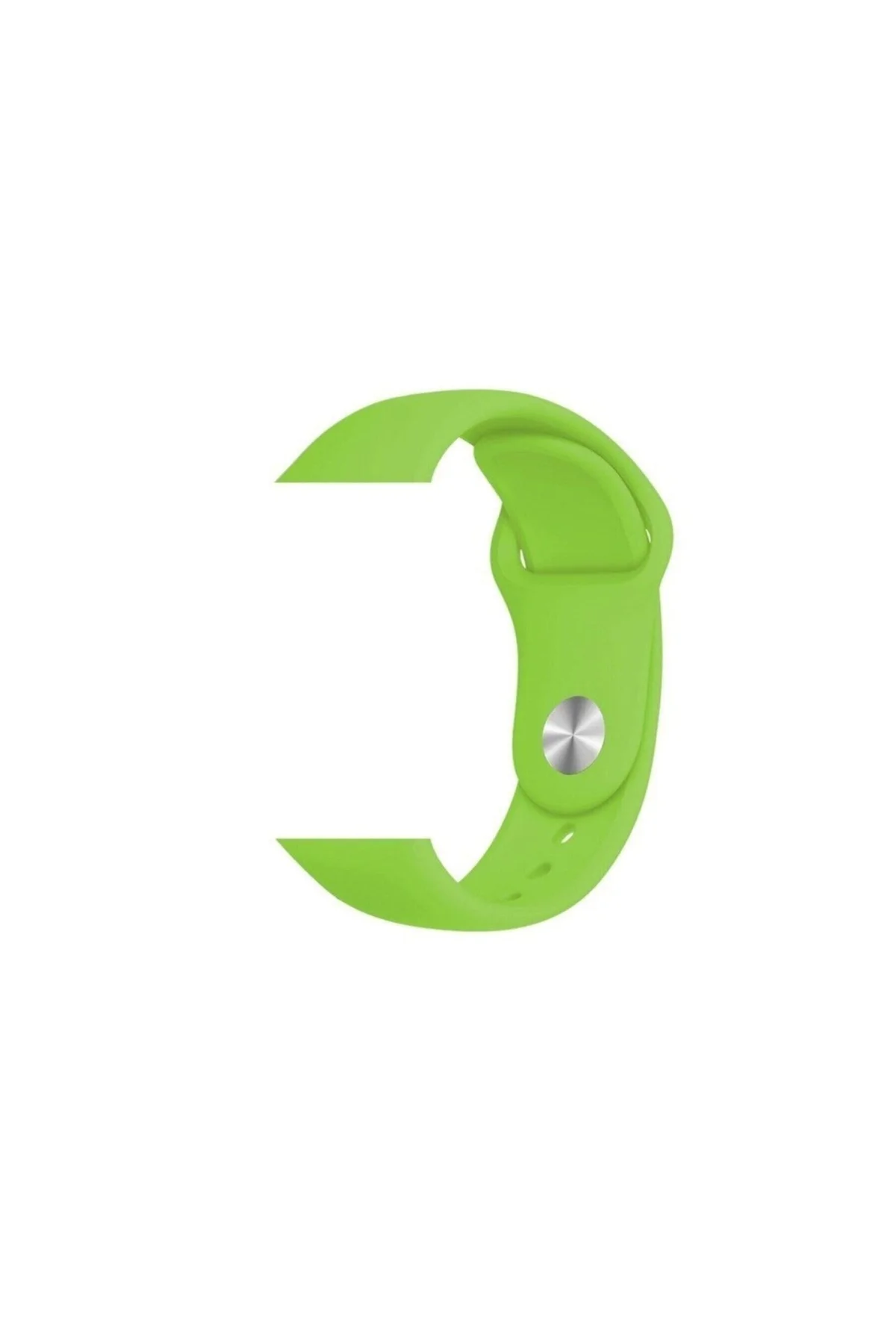 Apple Watch Uyumlu42mm 44mm 45mm 49mm 1/2/3/4/5/6/se/7/8/ultra Spor Silikon Kordon Yeşil