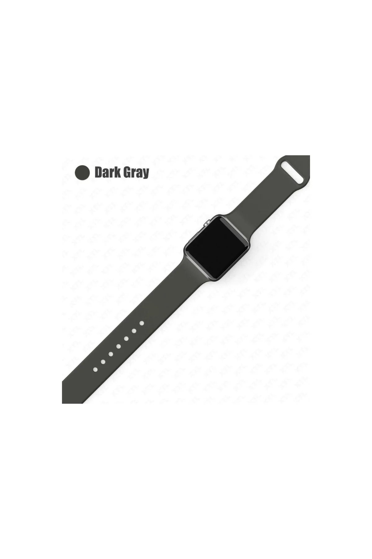 Apple Watch Uyumlu2 3 4 5 6 7 8 38mm 40mm 41mm Silikon Kordon