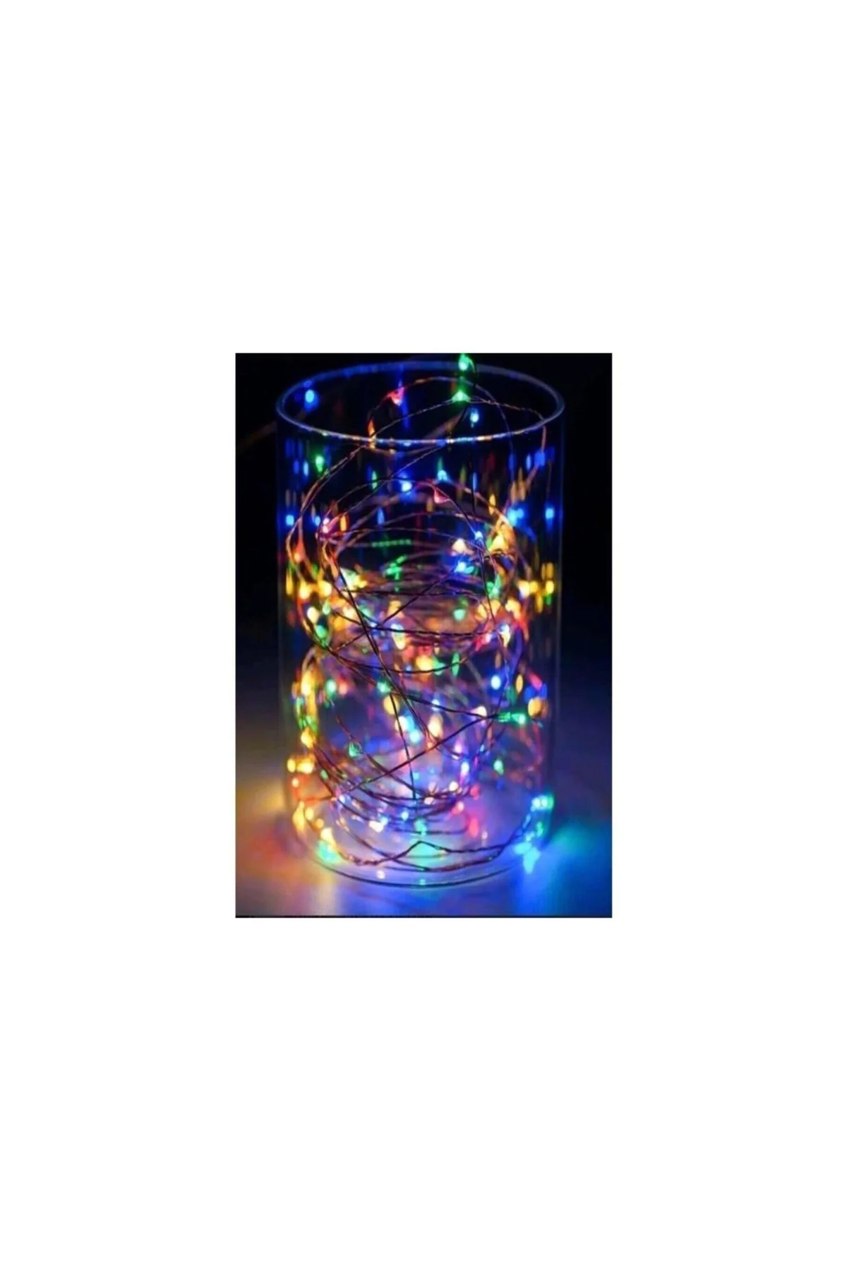 3mt Peri Rgb 30 Led Pilli Noel Parti Yılbaşı Ağaç Dekoratif Aydınlatma Lambası Animasyonlu Süsleme - PAZARIZ Görsel 3