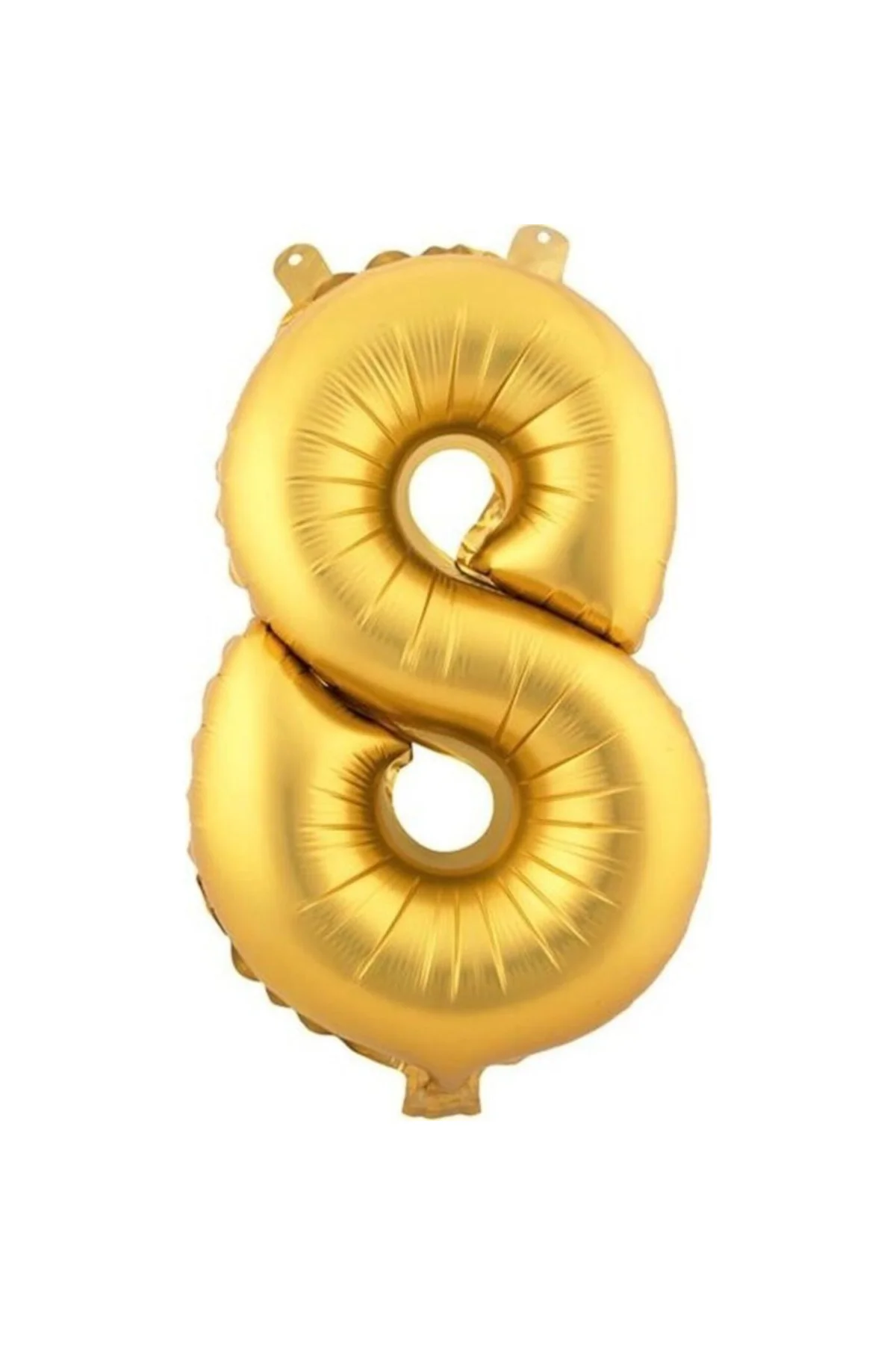 8 (gold) Rakam Folyo Balon - 90 Cm - Altın Folyo Rakam Balon