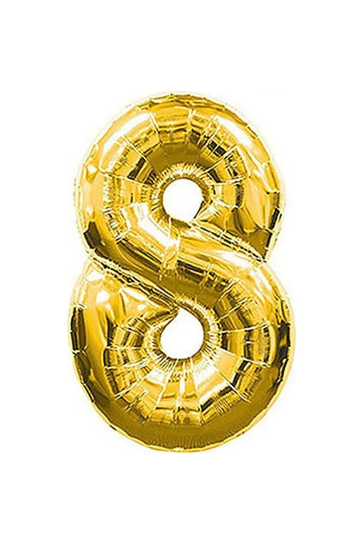 Pazariz Balon 8 Rakam Folyo Balon Gold 40'inch