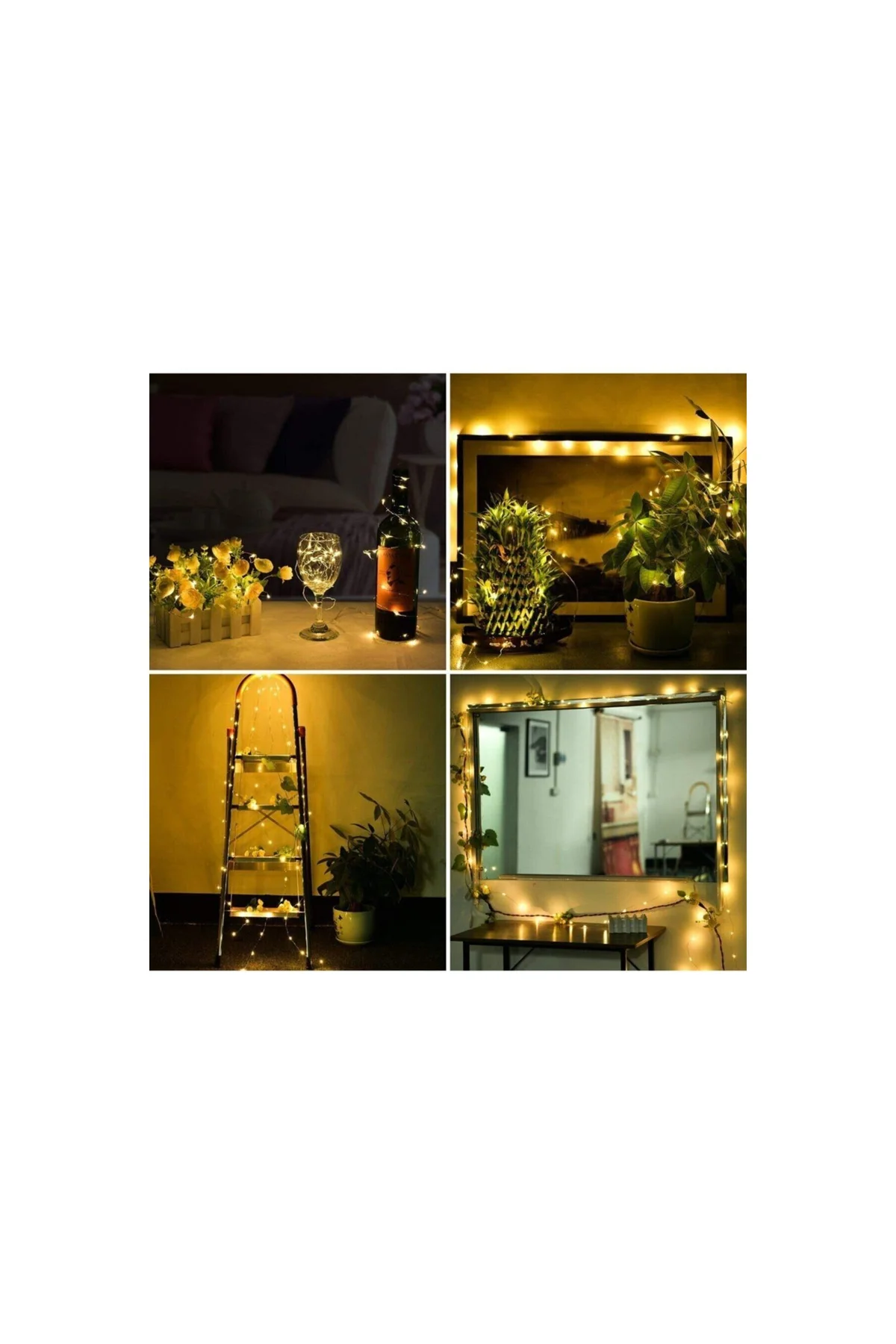 Pazariz Peri Led Işık 3 Metre Gün Işığı Dekor Lambası 28 Ledli - PAZARIZ Görsel 3