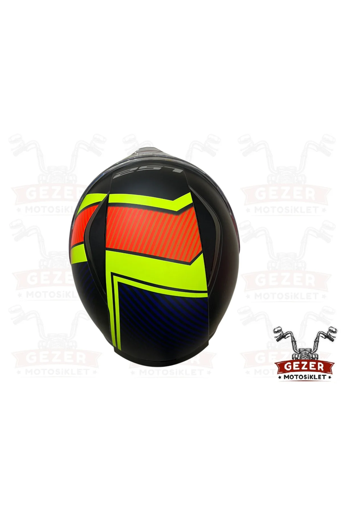 LS 2 RAPID2 EXTRA TAM KAPALI KASK MAT SİYAH-NEON SARI-KIRMIZI-NAVY MAVİ - LS2 Görsel 5