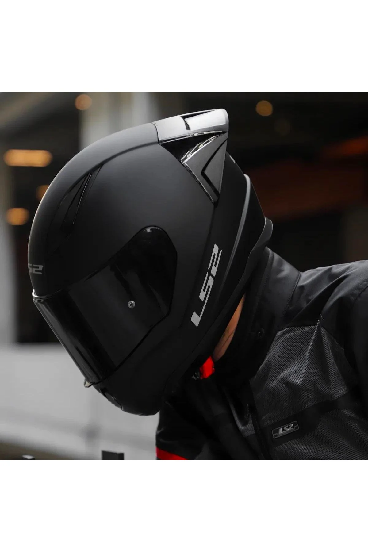 Rapid 2 Race Full Face Motosiklet Kaskı Yarış Spoiler + Siyah Vizörlü